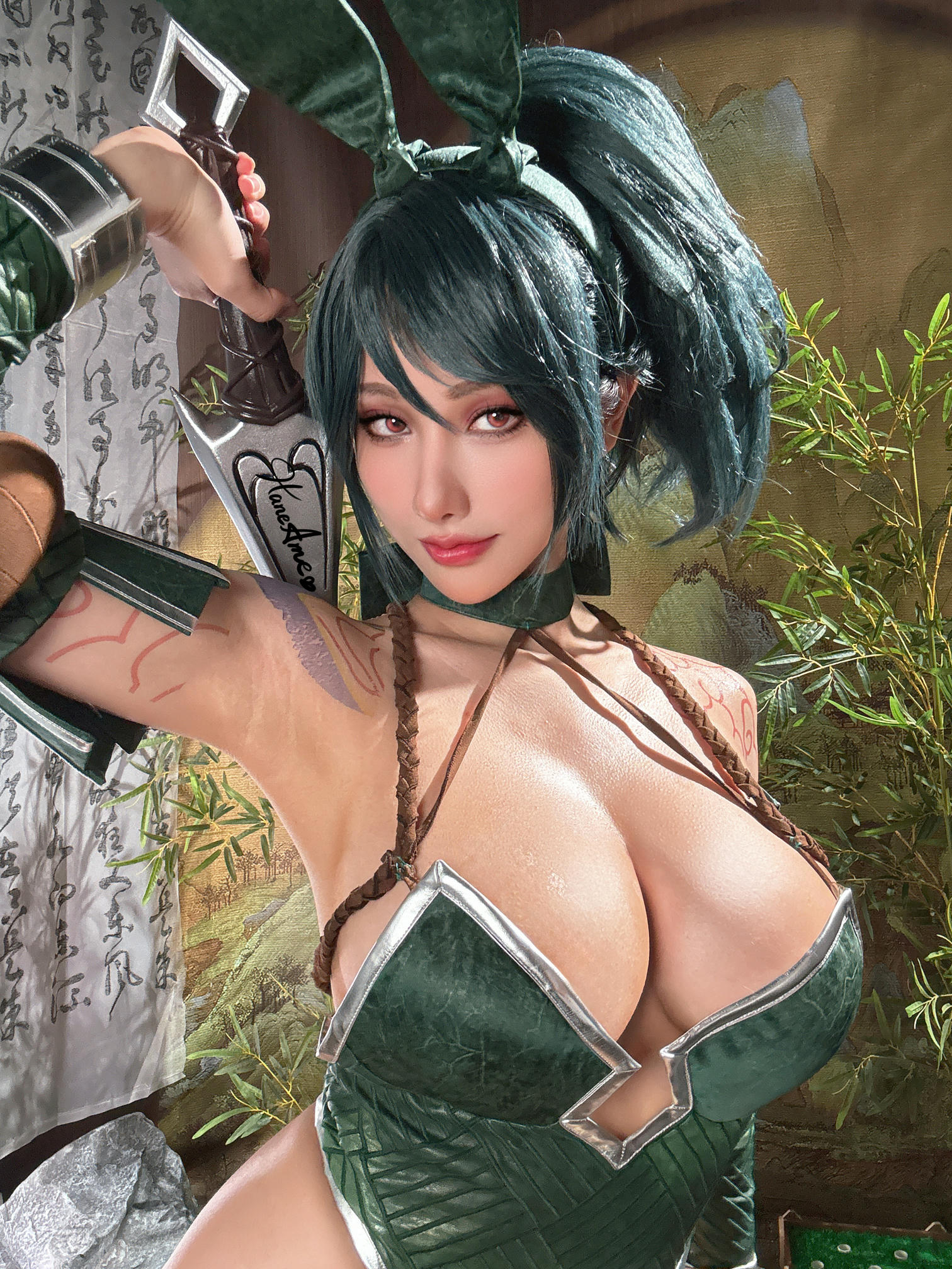 HaneAme雨波 NO.342 2024年11月 英雄聯盟 阿卡莉 兔女郎 [42P4V 508MB]_第2集