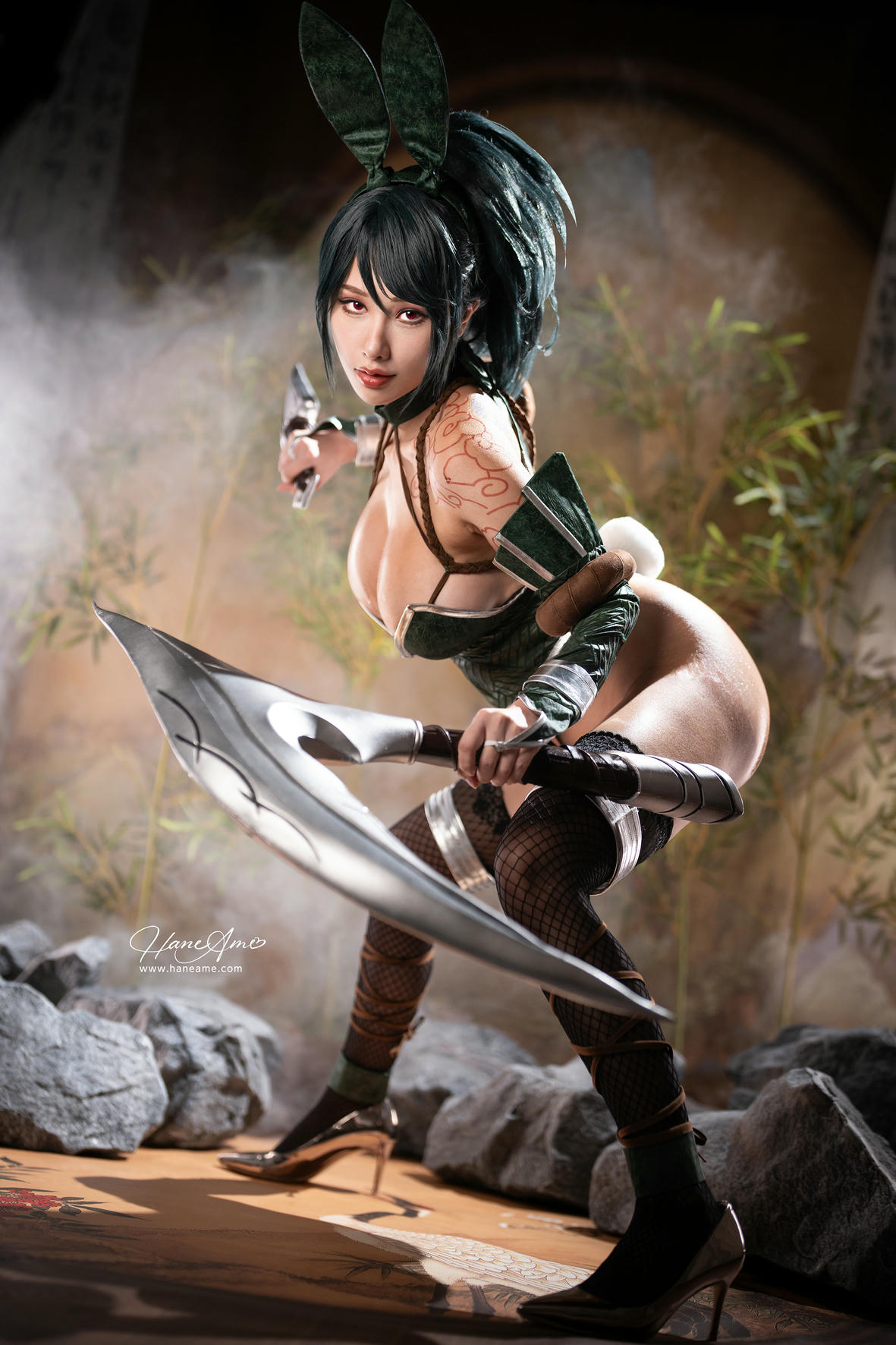 HaneAme雨波 NO.342 2024年11月 英雄聯盟 阿卡莉 兔女郎 [42P4V 508MB]_第1集