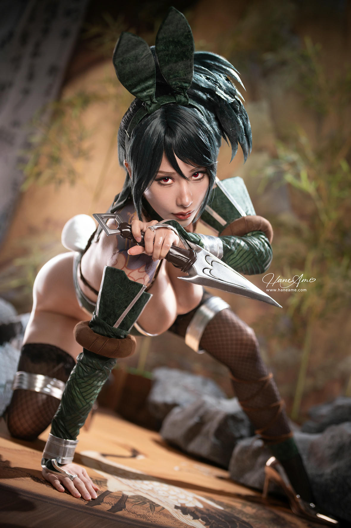 HaneAme雨波 NO.342 2024年11月 英雄聯盟 阿卡莉 兔女郎 [42P4V 508MB]_第1集