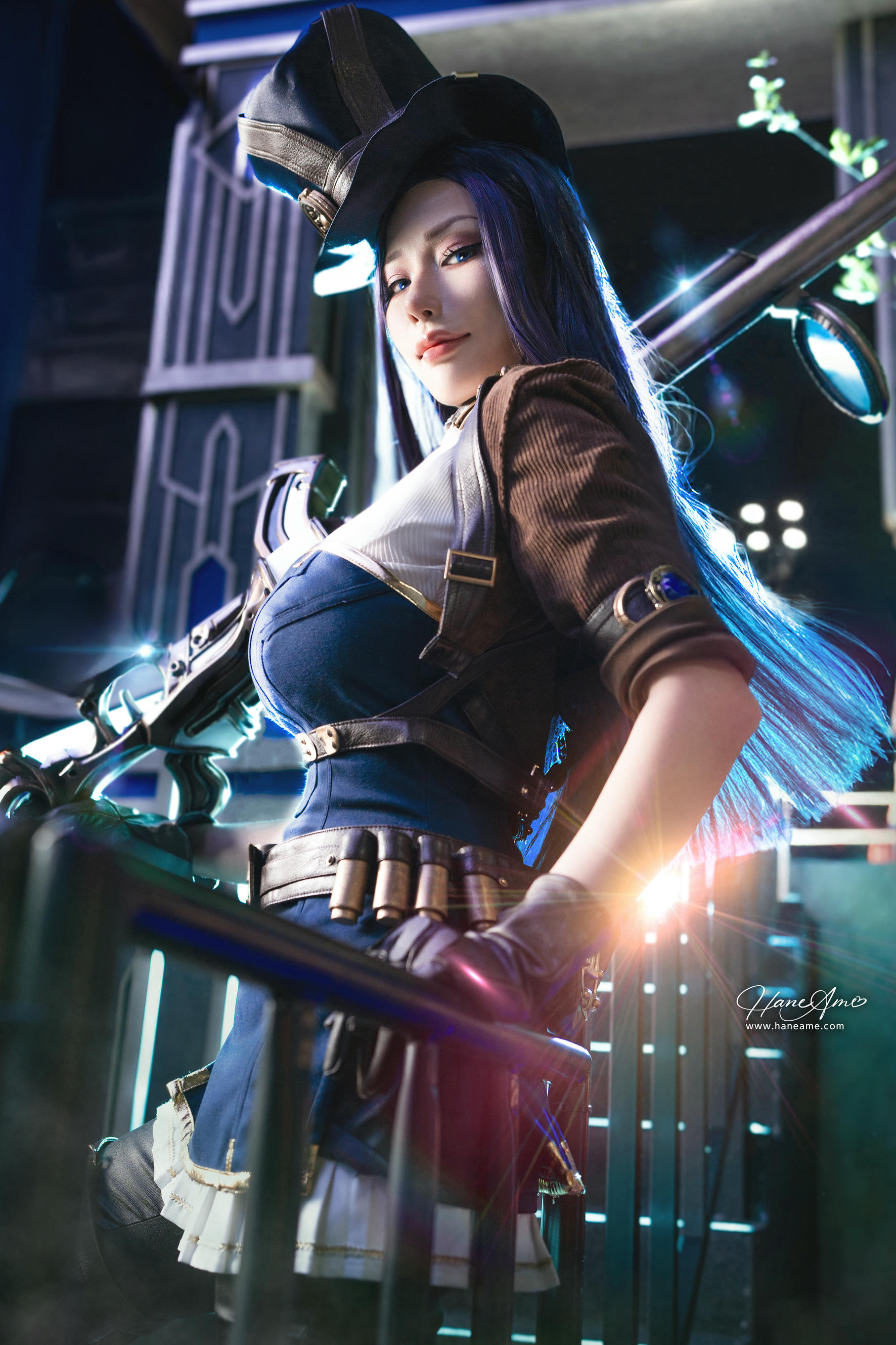 HaneAme雨波 NO.345 2024年12月 英雄联盟 凱特琳 [28P2V 322MB]_第1集