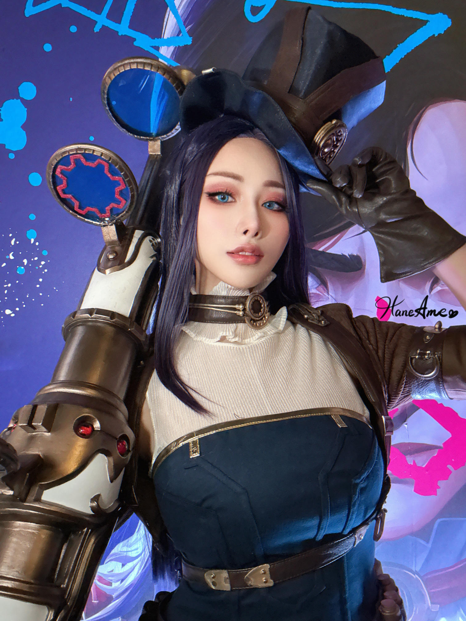 HaneAme雨波 NO.345 2024年12月 英雄联盟 凱特琳 [28P2V 322MB]_第1集