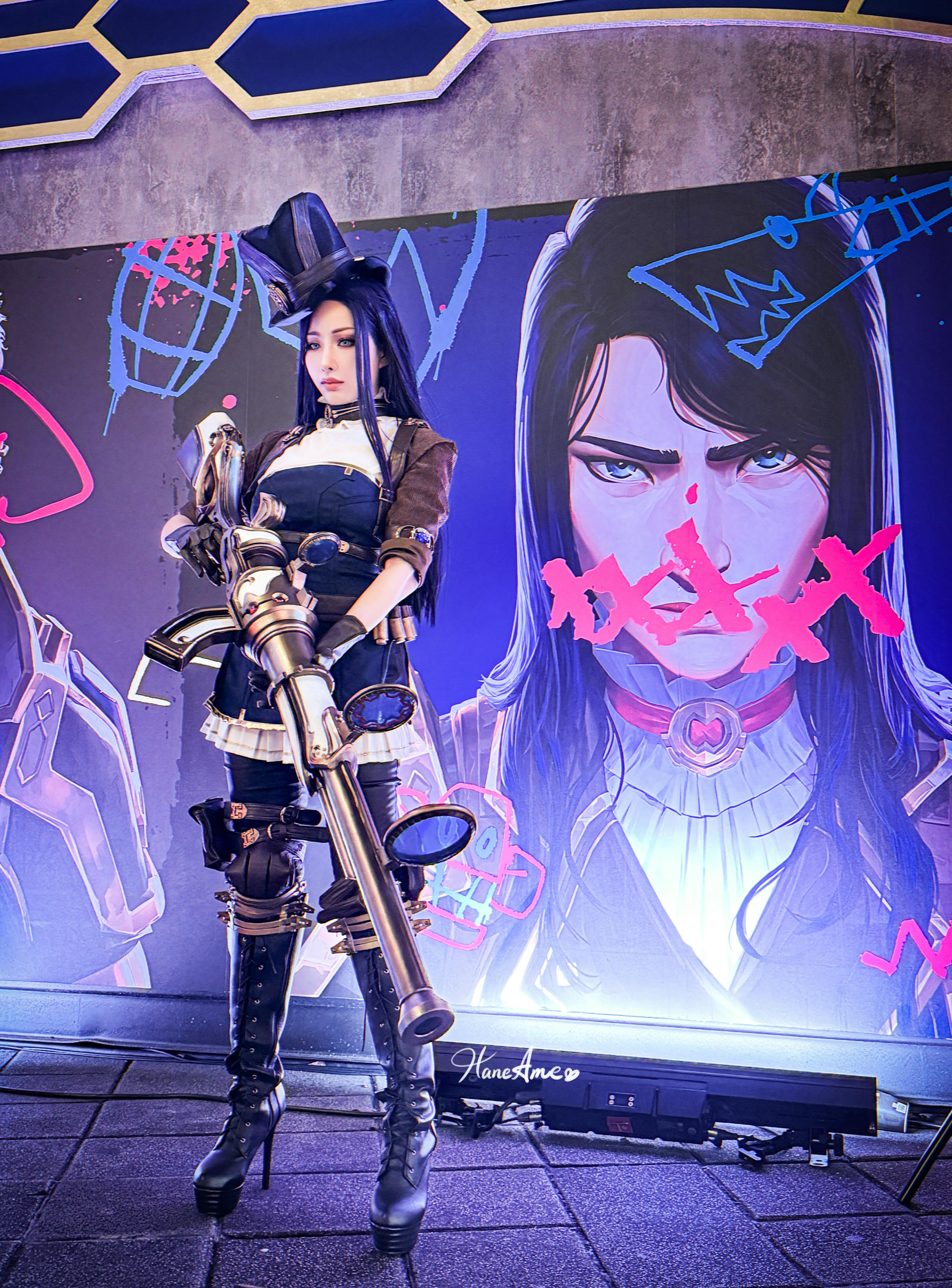 HaneAme雨波 NO.345 2024年12月 英雄联盟 凱特琳 [28P2V 322MB]_第2集