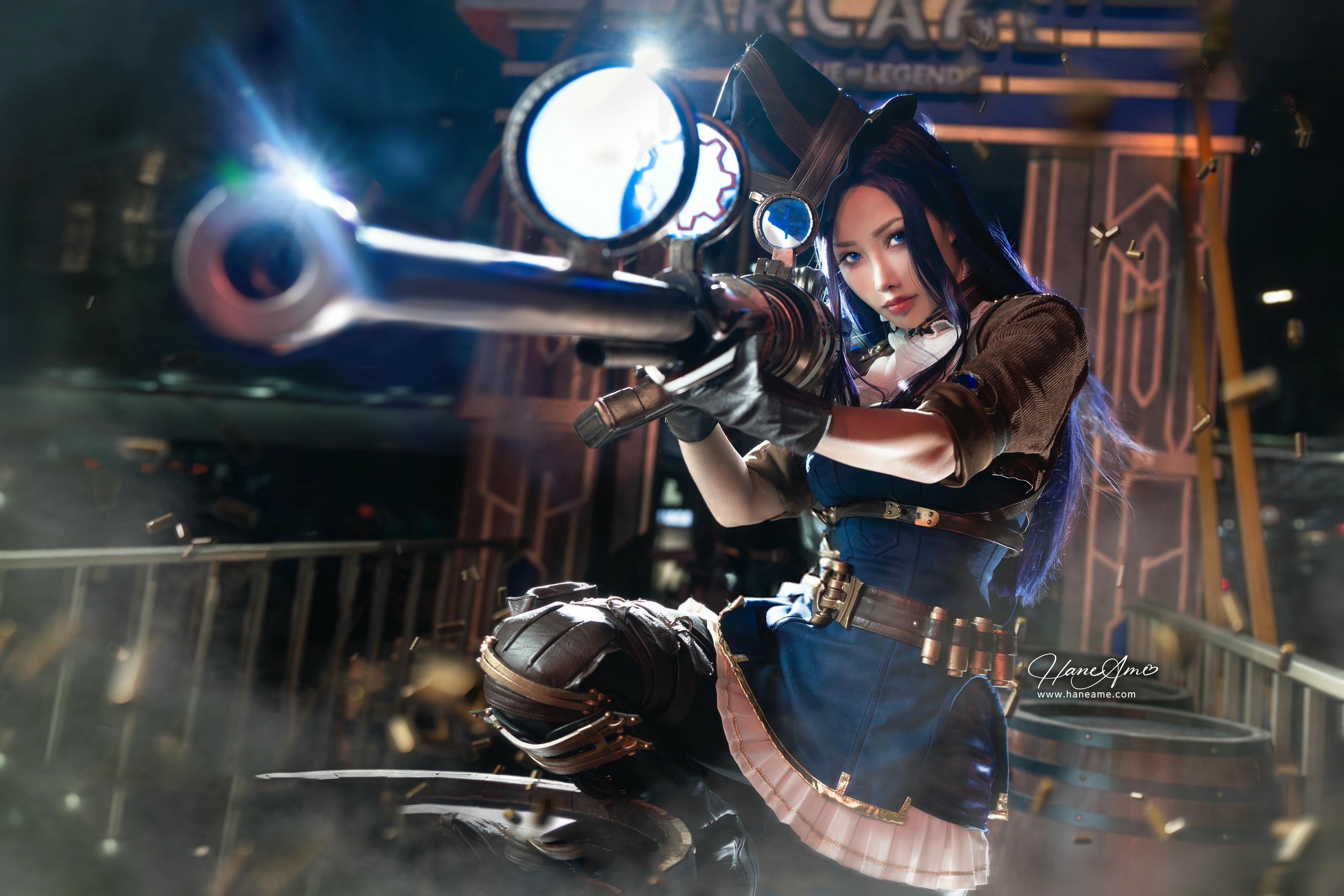 HaneAme雨波 NO.345 2024年12月 英雄联盟 凱特琳 [28P2V 322MB]_第1集