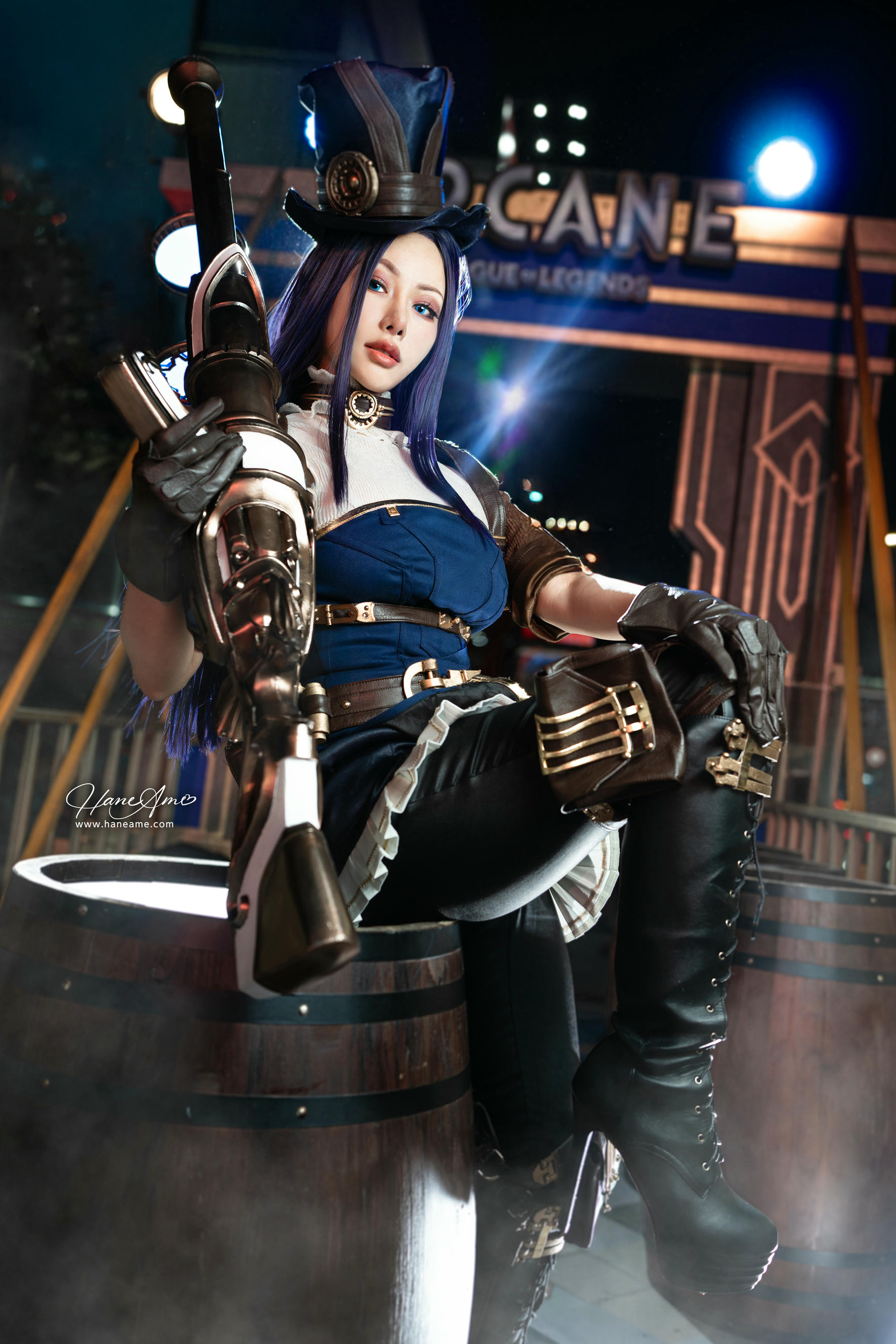 HaneAme雨波 NO.345 2024年12月 英雄联盟 凱特琳 [28P2V 322MB]_第1集