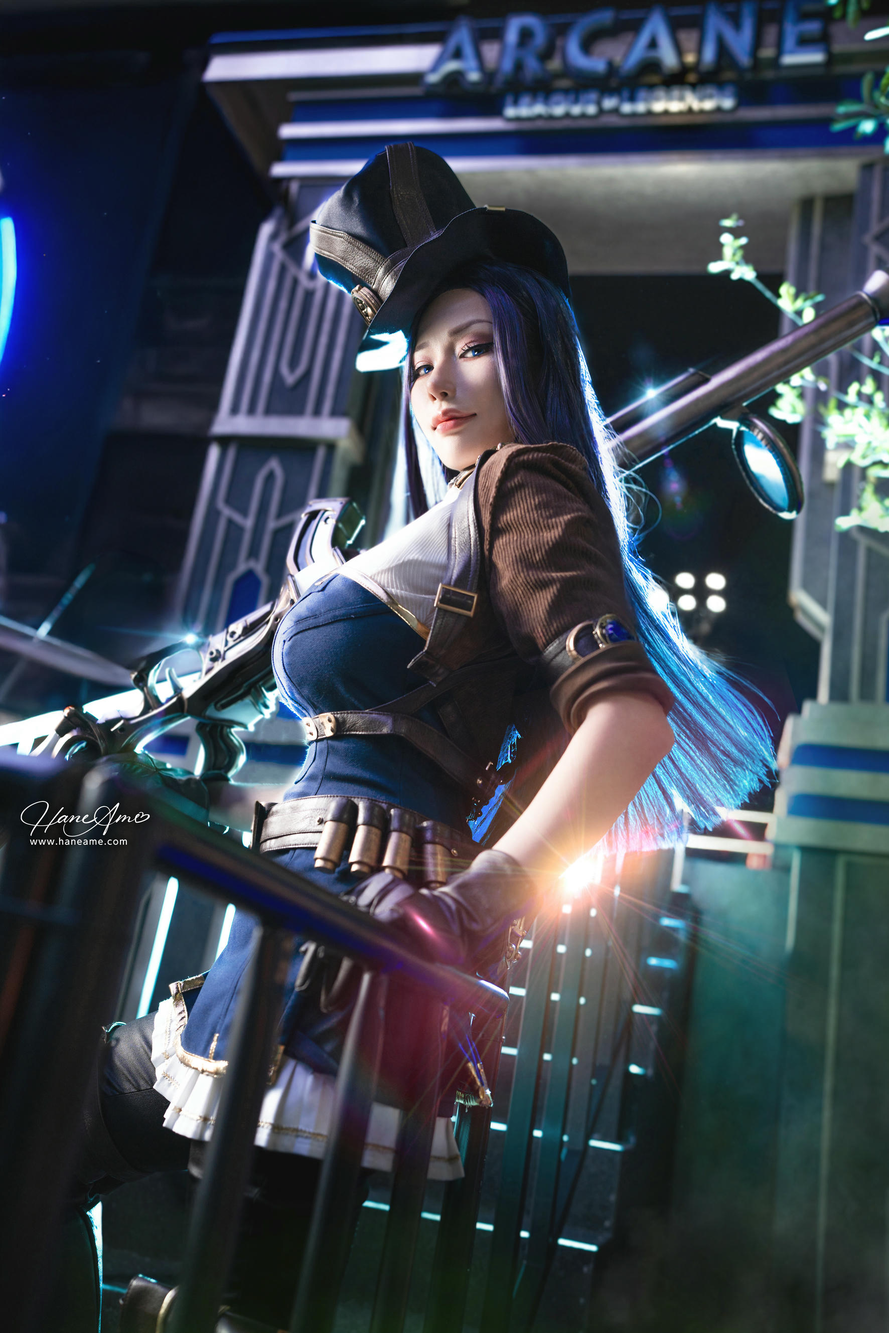 HaneAme雨波 NO.345 2024年12月 英雄联盟 凱特琳 [28P2V 322MB]_第1集