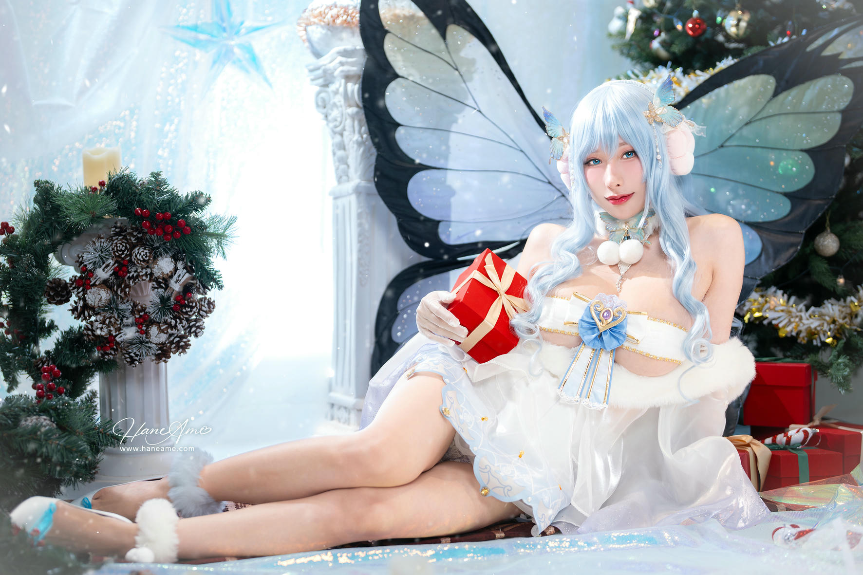 HaneAme雨波 NO.355 火鸡本+自拍包+圣诞 [121P36V 1GB]-2024妖精聖誕節_第1集