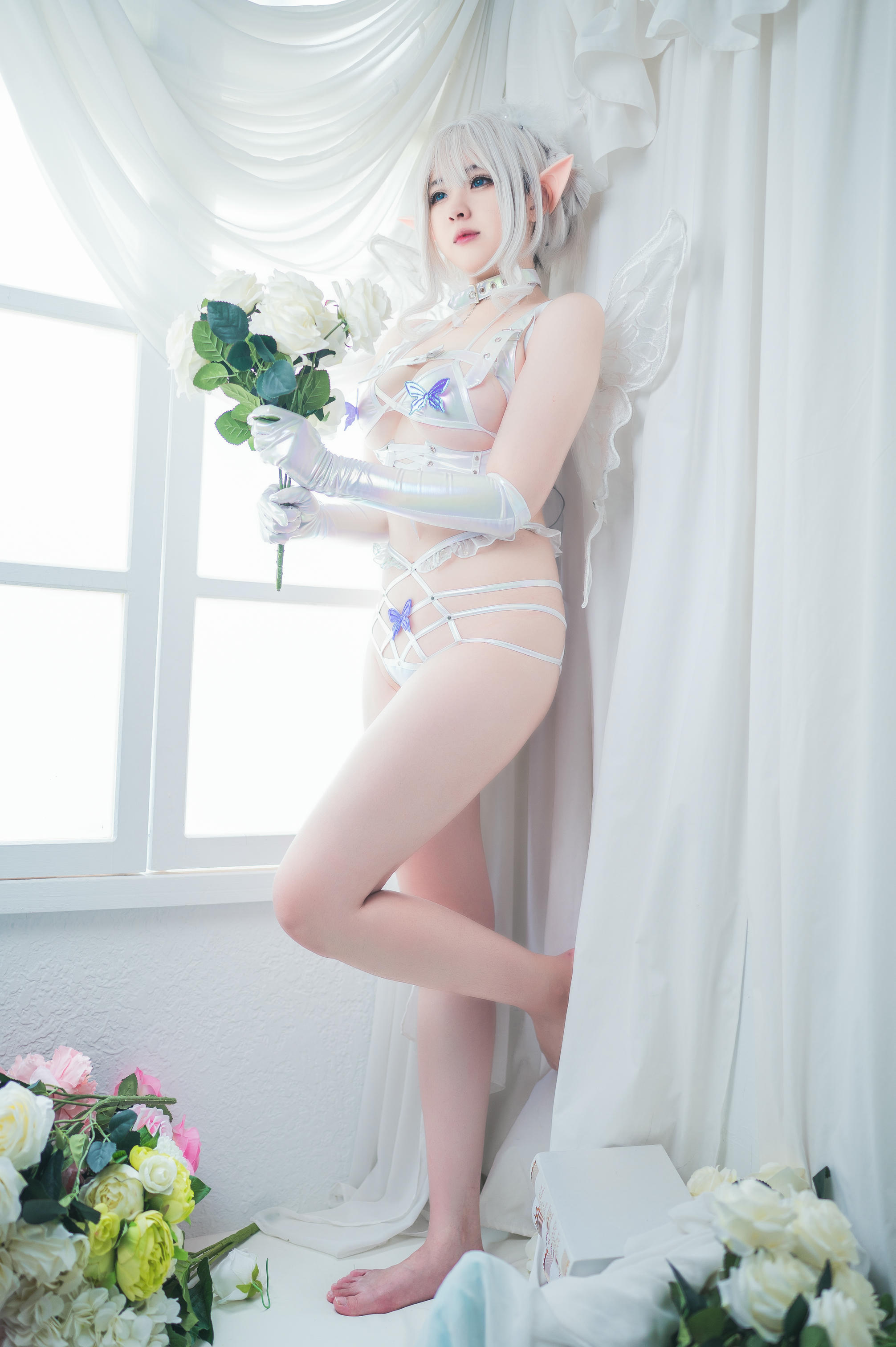 奈奈紀(@Hatori Sama)奈奈纪-2022-10-13_Elf Queen cosplay (Patreon)_00_第1集