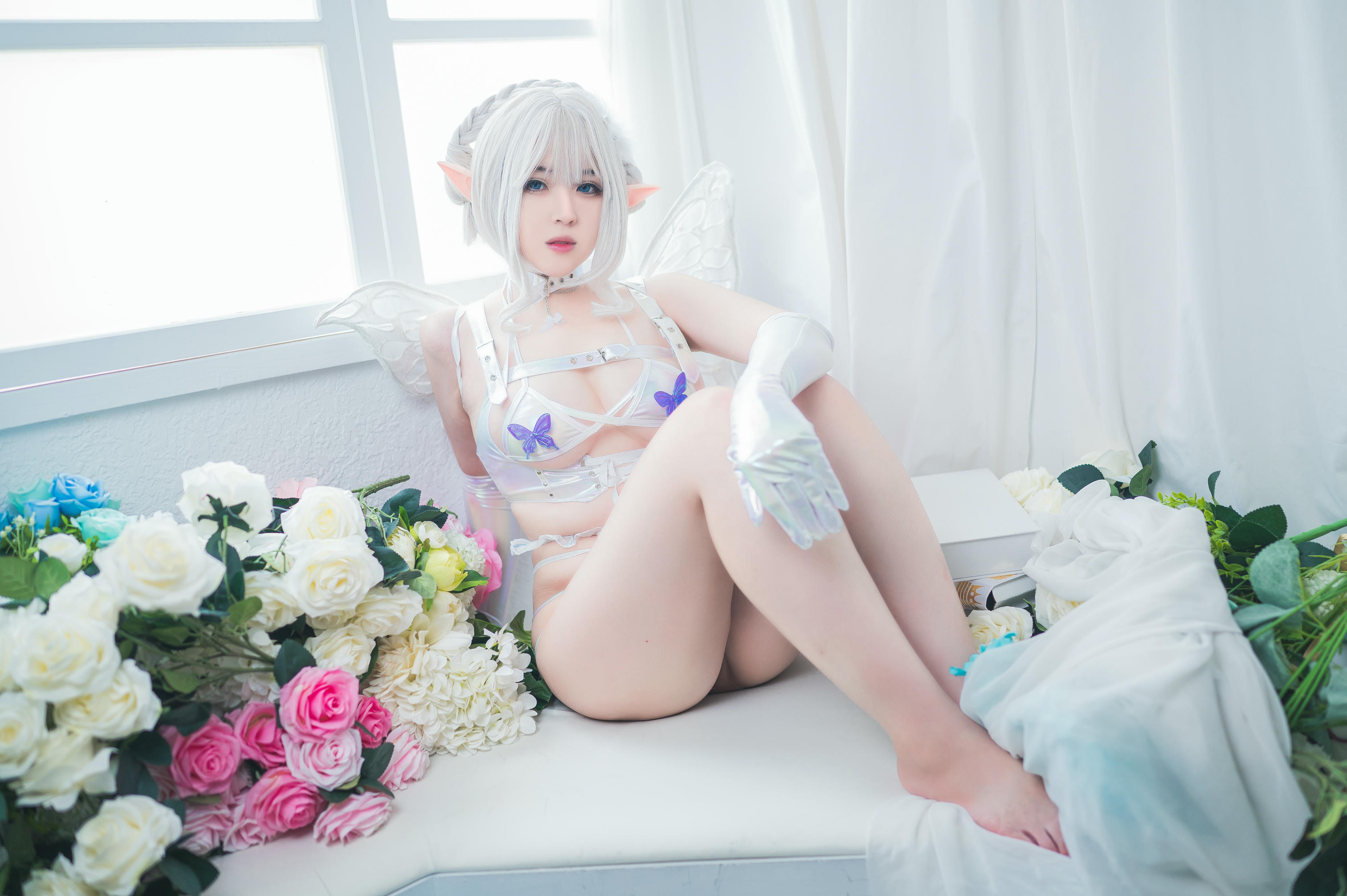 奈奈紀(@Hatori Sama)奈奈纪-2022-10-13_Elf Queen cosplay (Patreon)_00_第1集