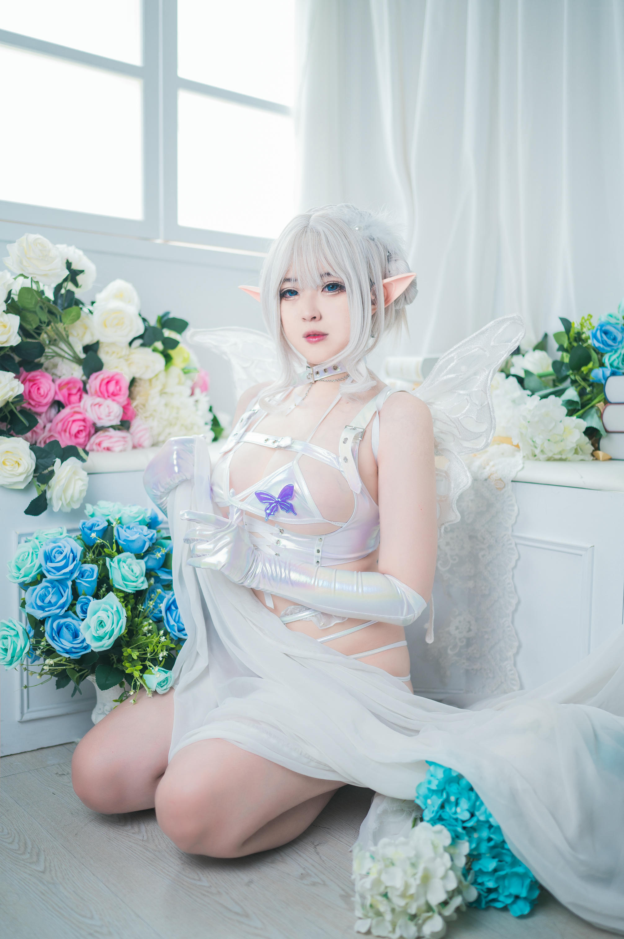 奈奈紀(@Hatori Sama)奈奈纪-2022-10-13_Elf Queen cosplay (Patreon)_00_第1集