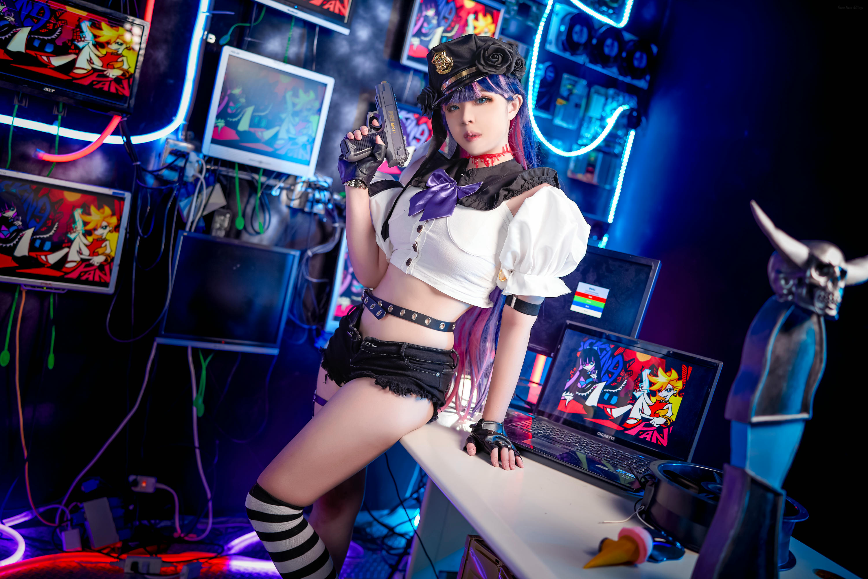 奈奈紀(@Hatori Sama)奈奈纪-2022-11-20_Panty and Stocking_ Zombie episode Police_ (Patreon)_00_第1集
