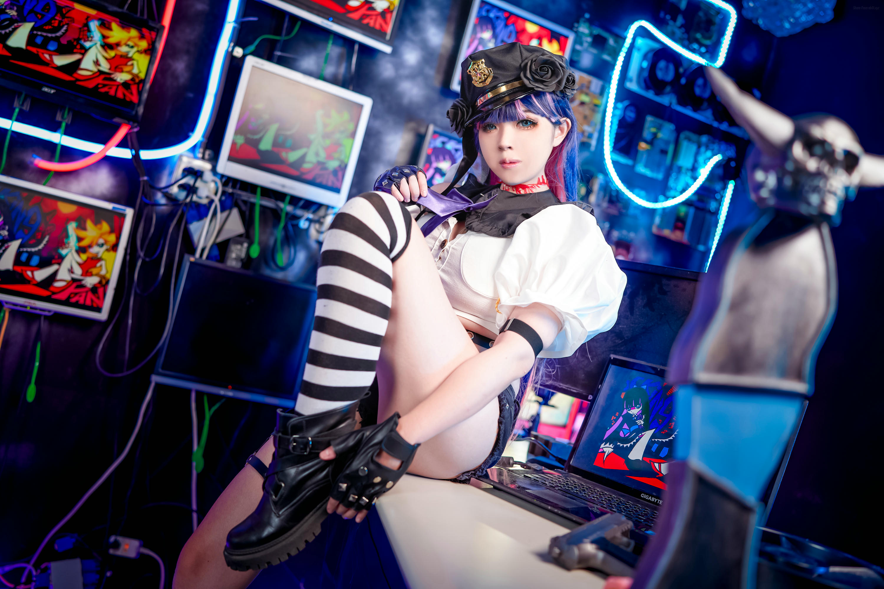 奈奈紀(@Hatori Sama)奈奈纪-2022-11-20_Panty and Stocking_ Zombie episode Police_ (Patreon)_00_第1集
