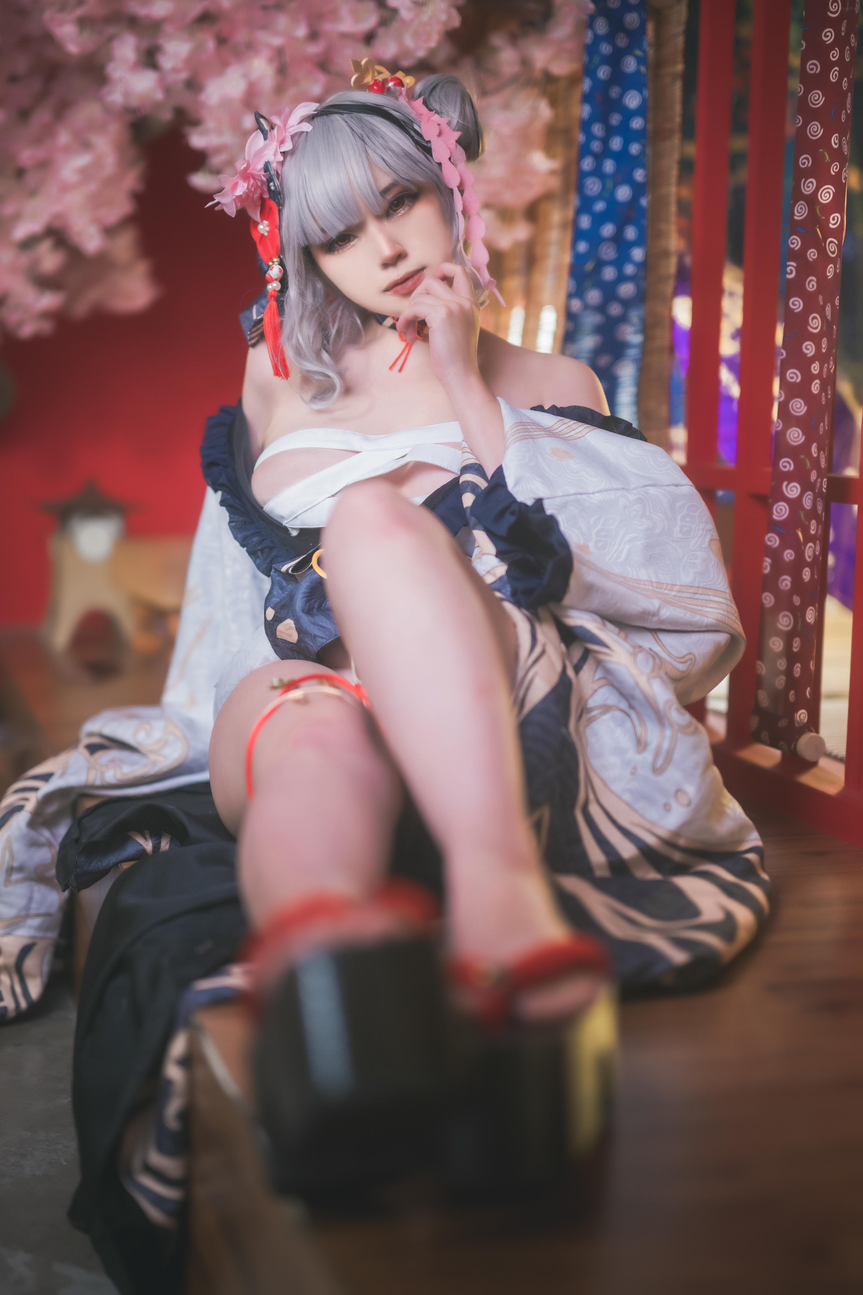 奈奈紀(@Hatori Sama)奈奈纪-2023-01-10_Sakamata Chloe _ kimono cosplay (Patreon)_000_第1集