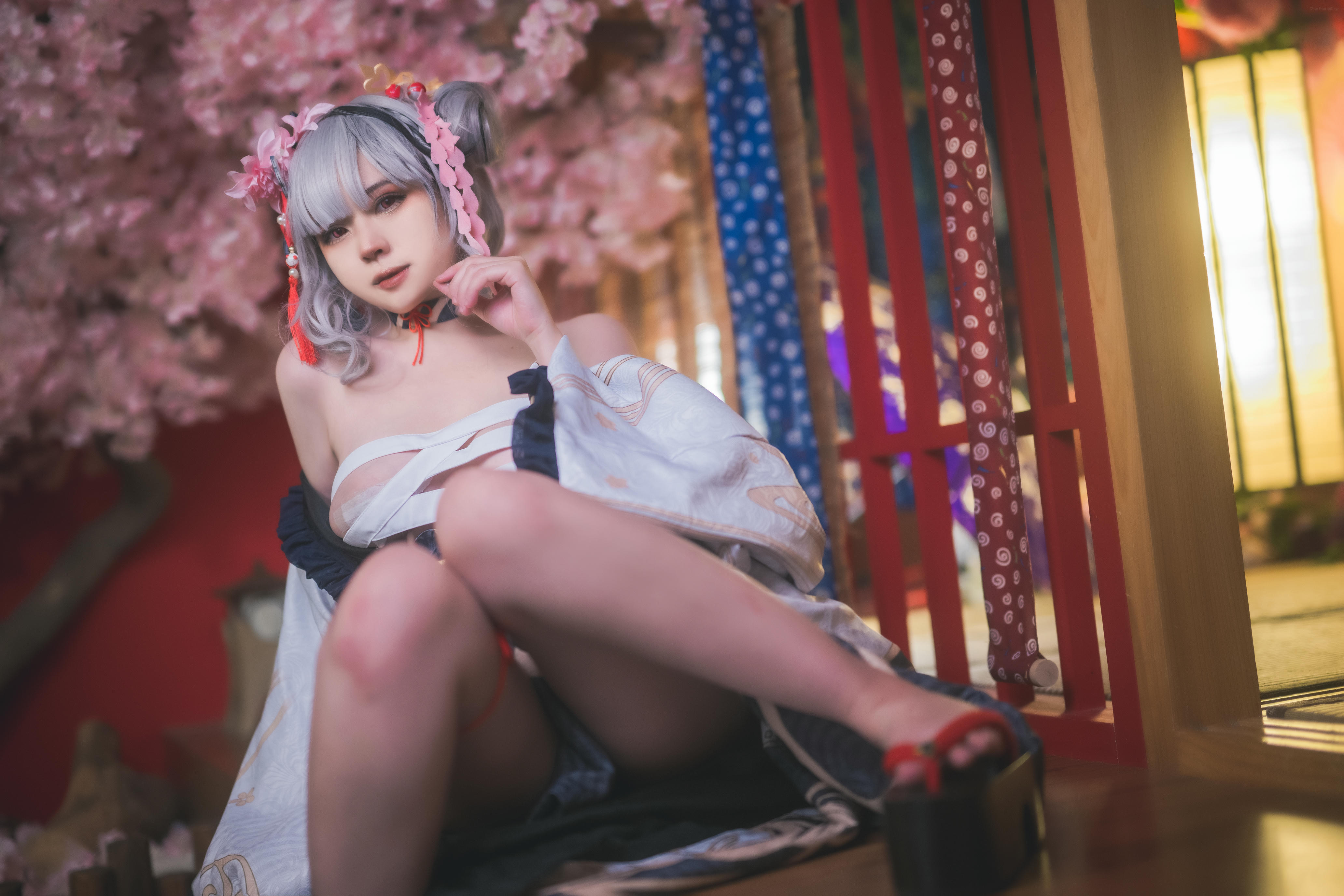 奈奈紀(@Hatori Sama)奈奈纪-2023-01-10_Sakamata Chloe _ kimono cosplay (Patreon)_000_第1集
