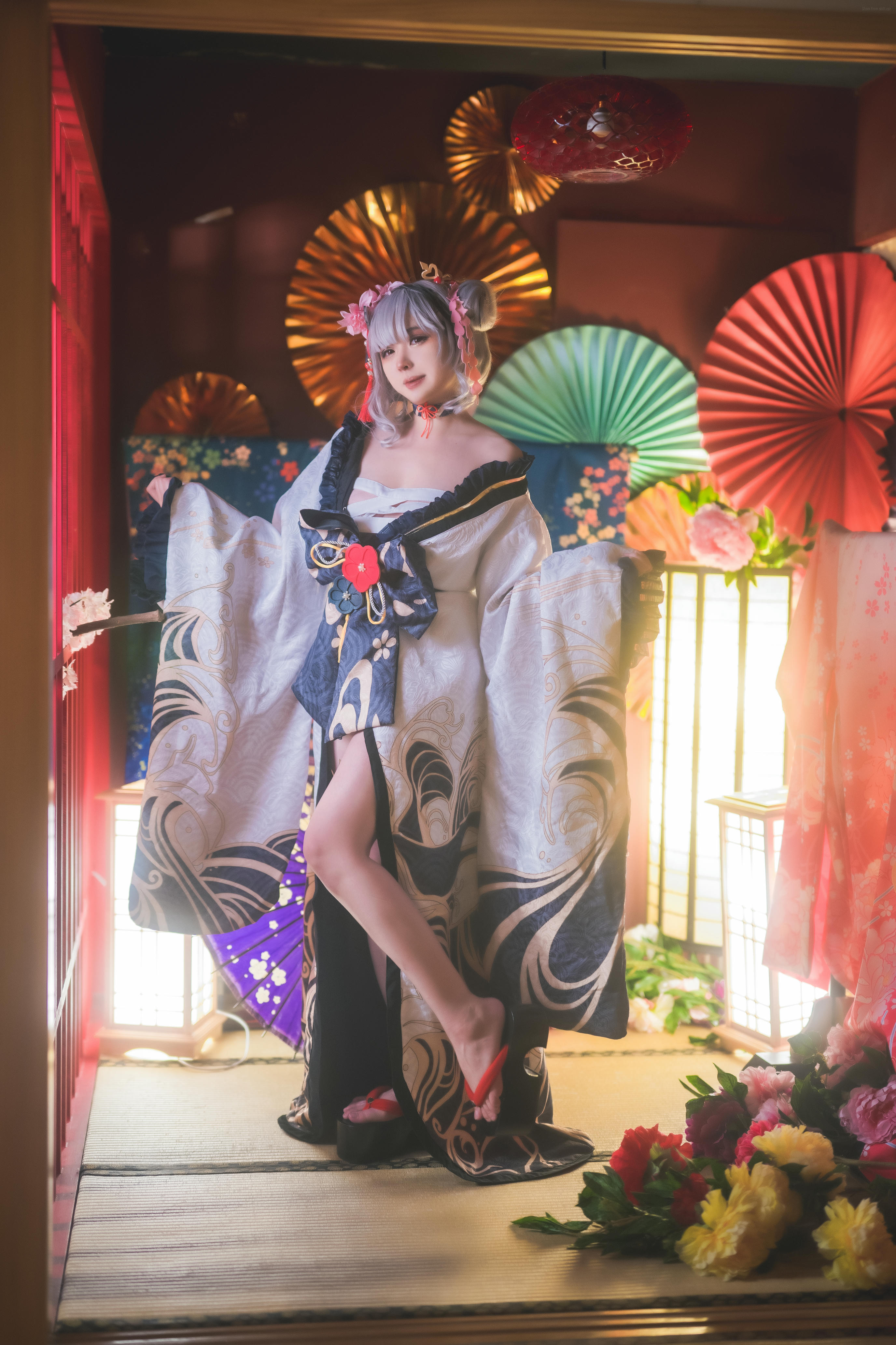 奈奈紀(@Hatori Sama)奈奈纪-2023-01-10_Sakamata Chloe _ kimono cosplay (Patreon)_000_第1集