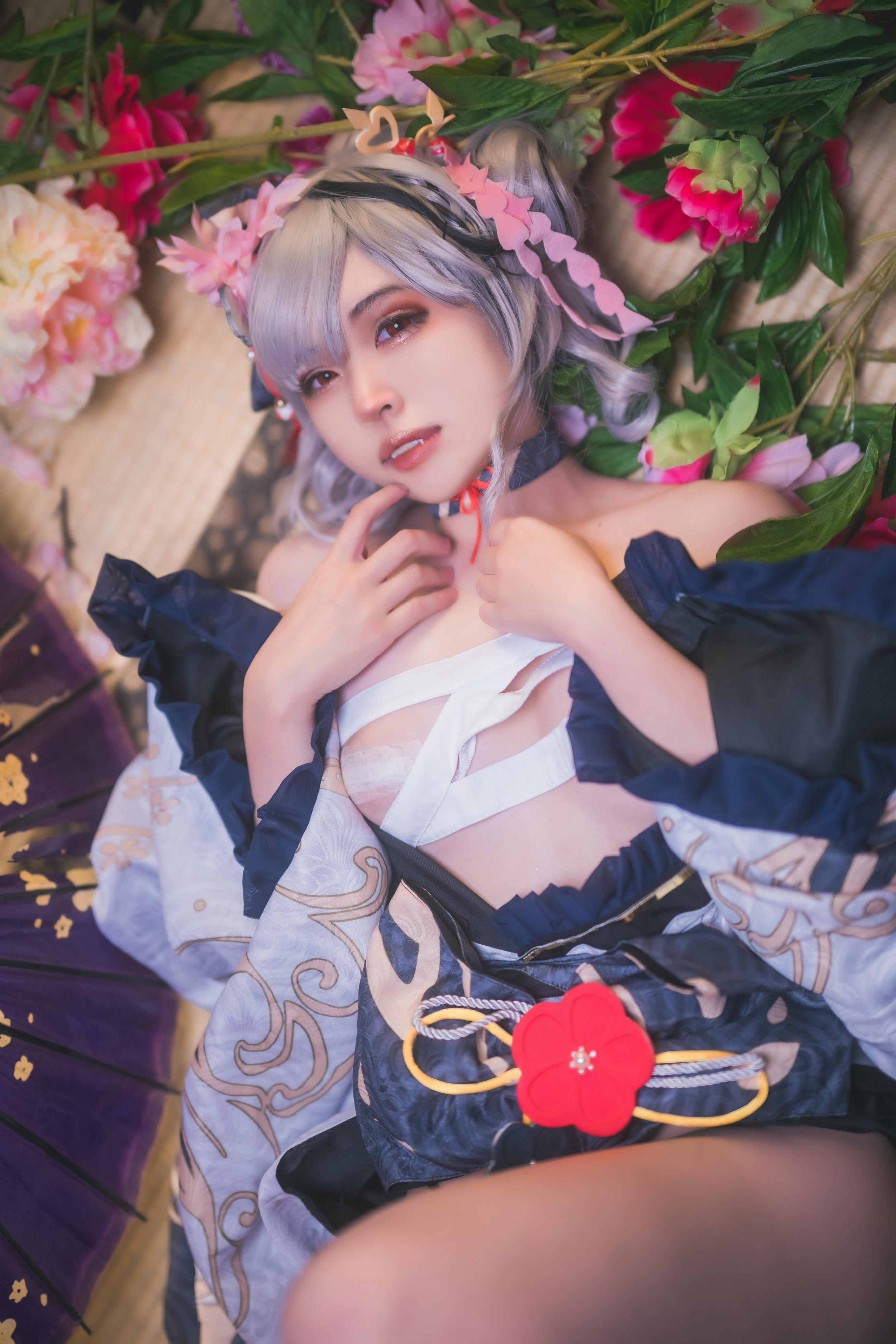 奈奈紀(@Hatori Sama)奈奈纪-2023-01-10_Sakamata Chloe _ kimono cosplay (Patreon)_000_第1集