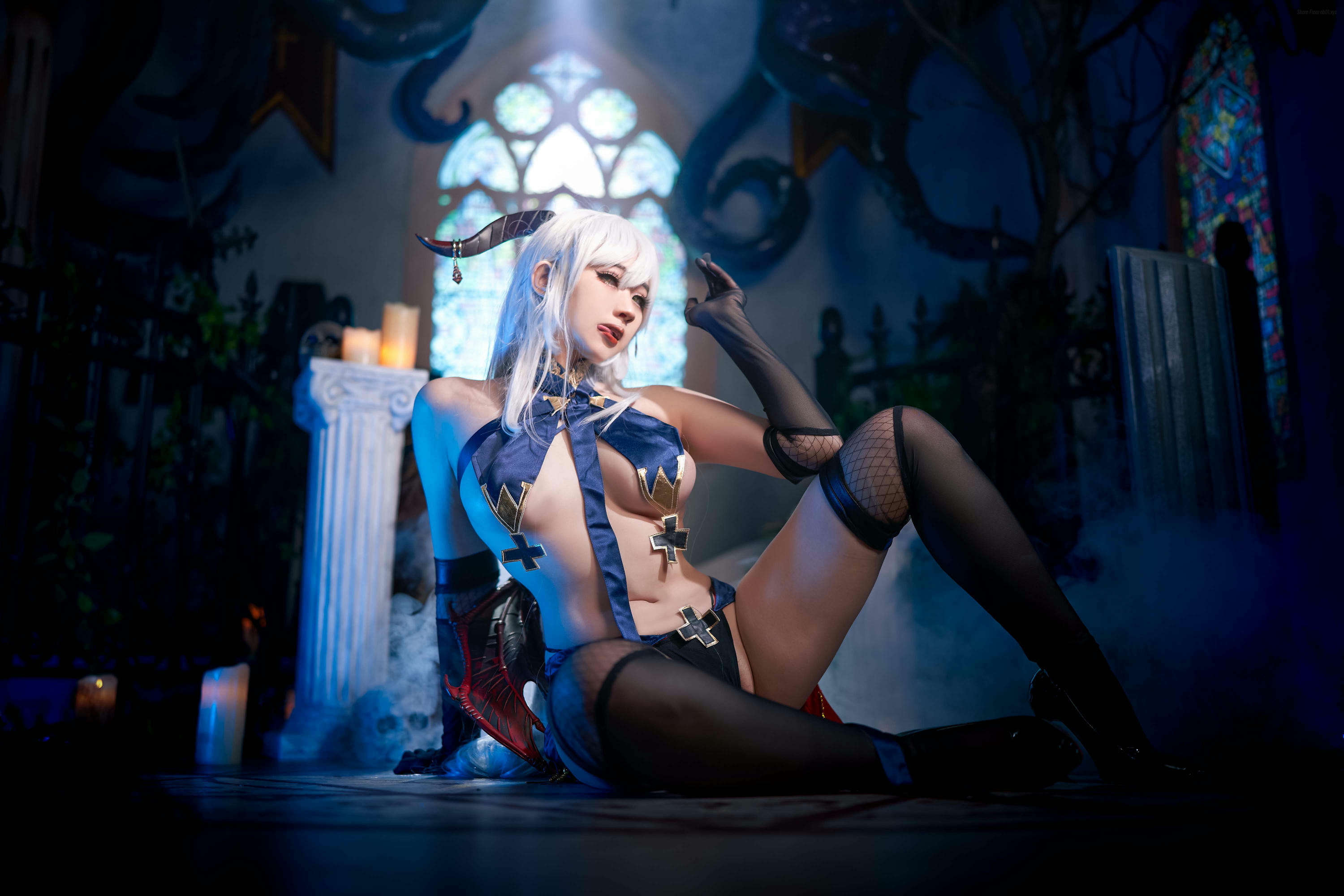 奈奈紀(@Hatori Sama)奈奈纪-2023-02-21_Agir Demon Cosplay_ 12p (Patreon)_00_第1集