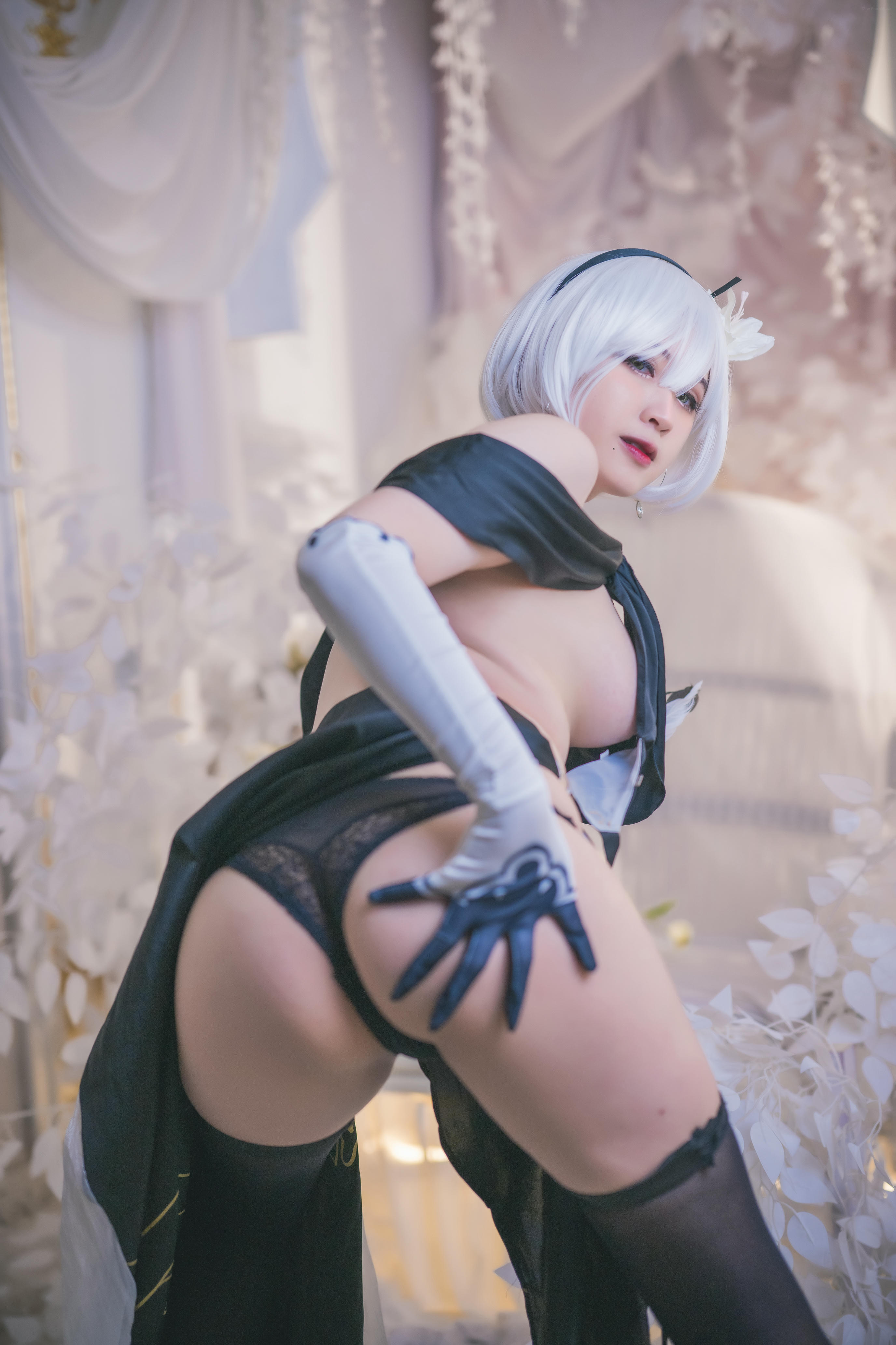 奈奈紀(@Hatori Sama)奈奈纪-2023-04-15_2B Nightdress _ fan art version 10P (Patreon)_00_第1集