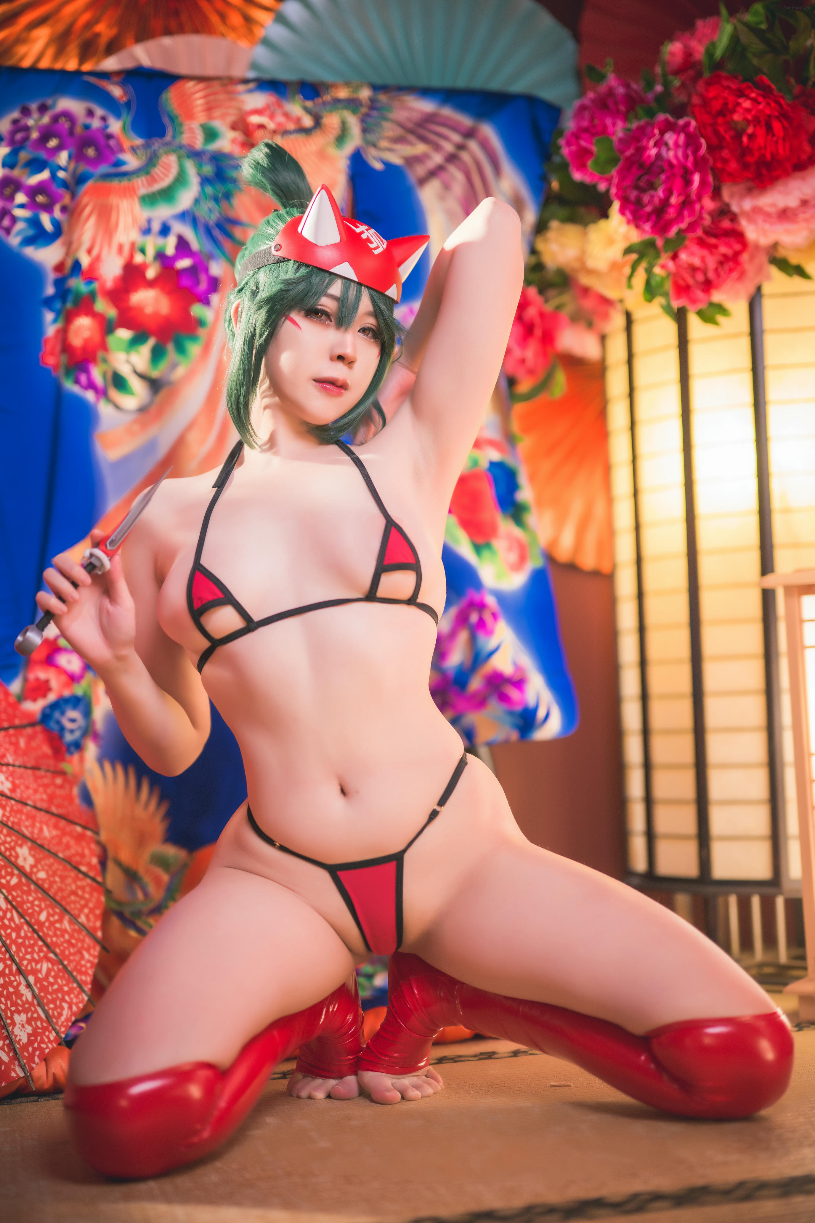 奈奈紀(@Hatori Sama)奈奈纪-2023-05-06_Kiriko Kamori fanart - cosplay (Patreon)_00_第1集