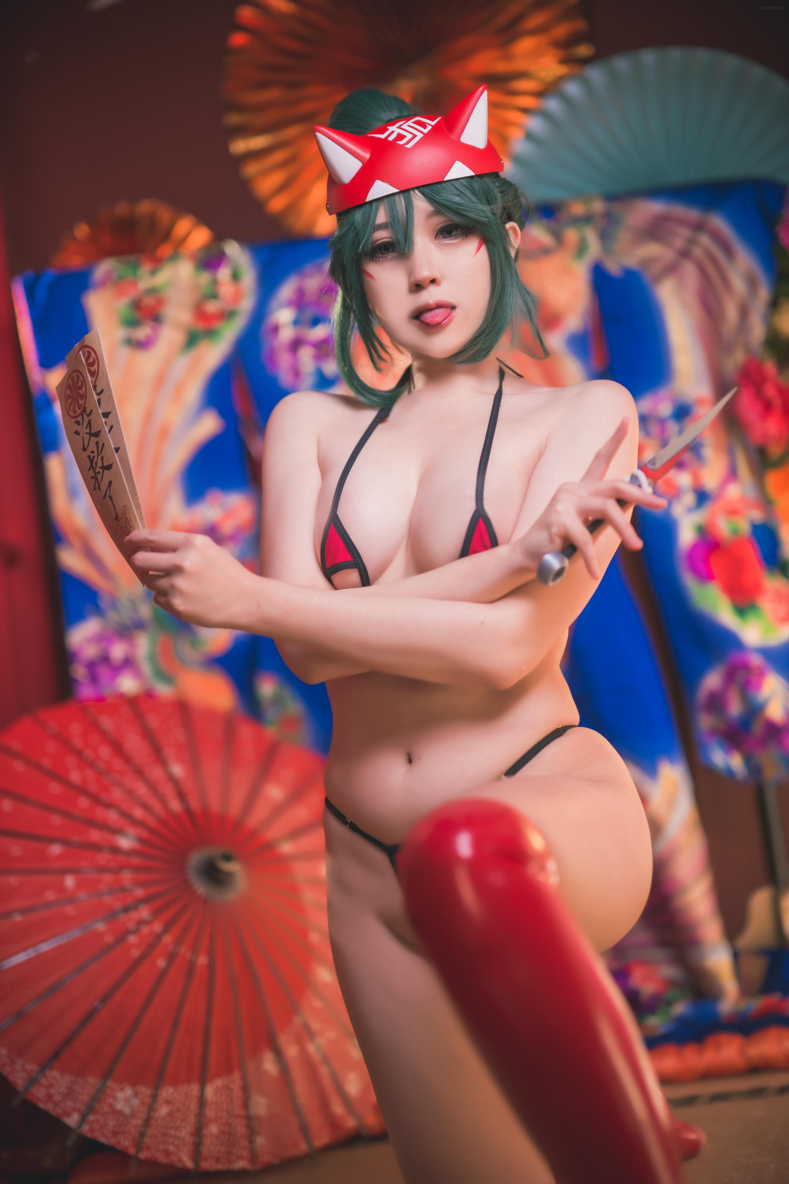奈奈紀(@Hatori Sama)奈奈纪-2023-05-06_Kiriko Kamori fanart - cosplay (Patreon)_00_第1集