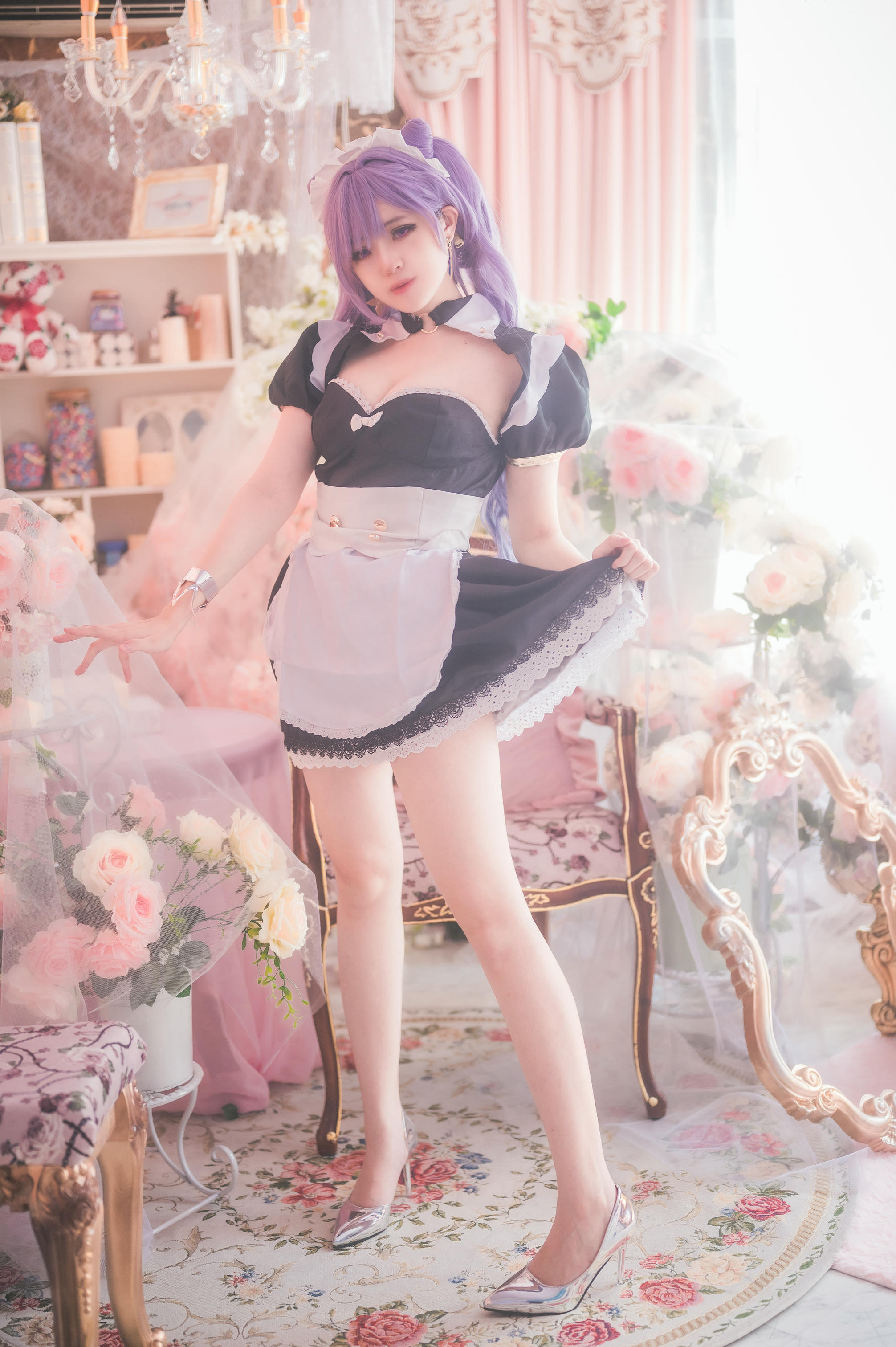 奈奈紀(@Hatori Sama)奈奈纪-2021-08-30_原神 刻晴 KEQING MAID (Patreon)_00_第1集