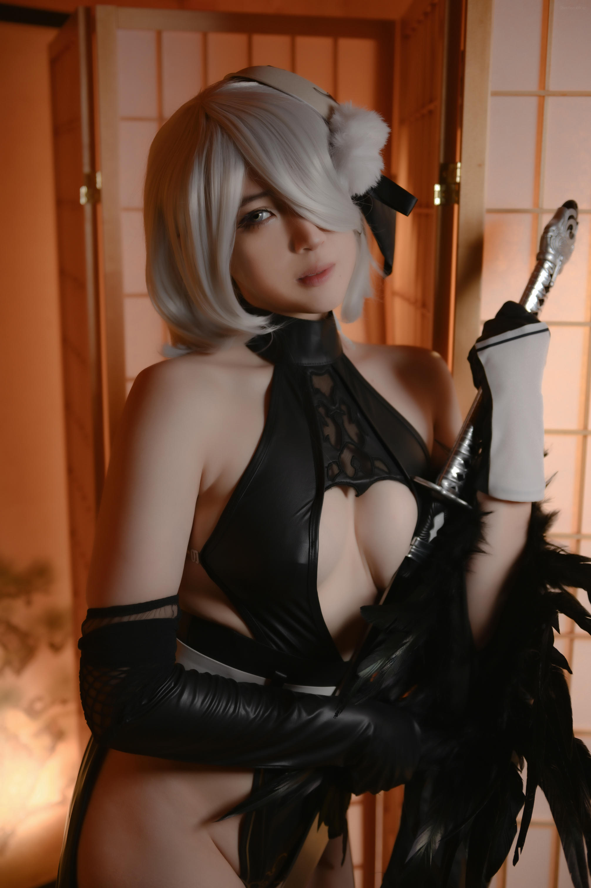 奈奈紀(@Hatori Sama)奈奈纪-2021-10-24_NIER 2B ninja version (Patreon)_00_第1集