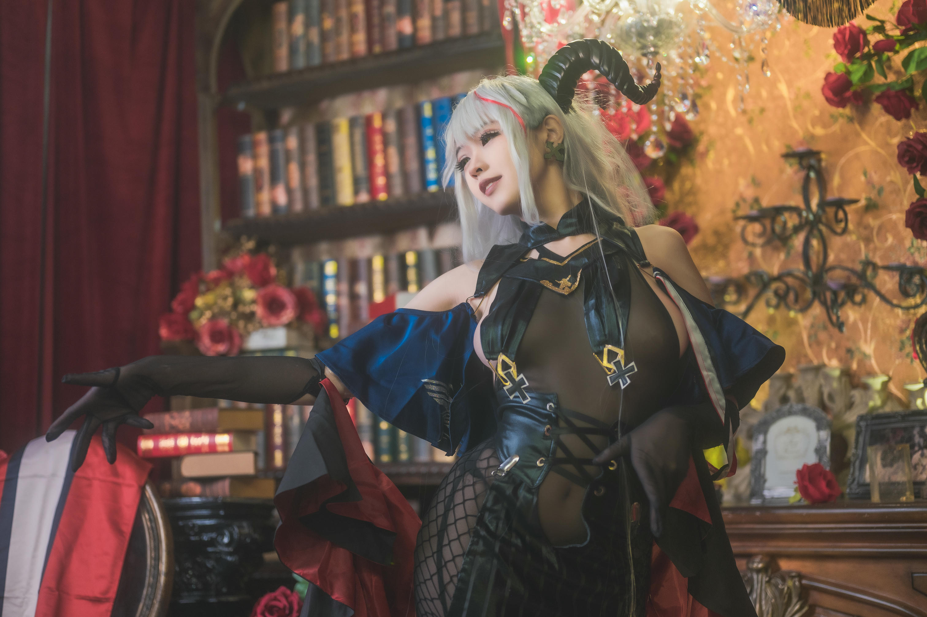 奈奈紀(@Hatori Sama)奈奈纪-2021-10-30_Ægir azurlane_ cosplay (Patreon)_00_第1集