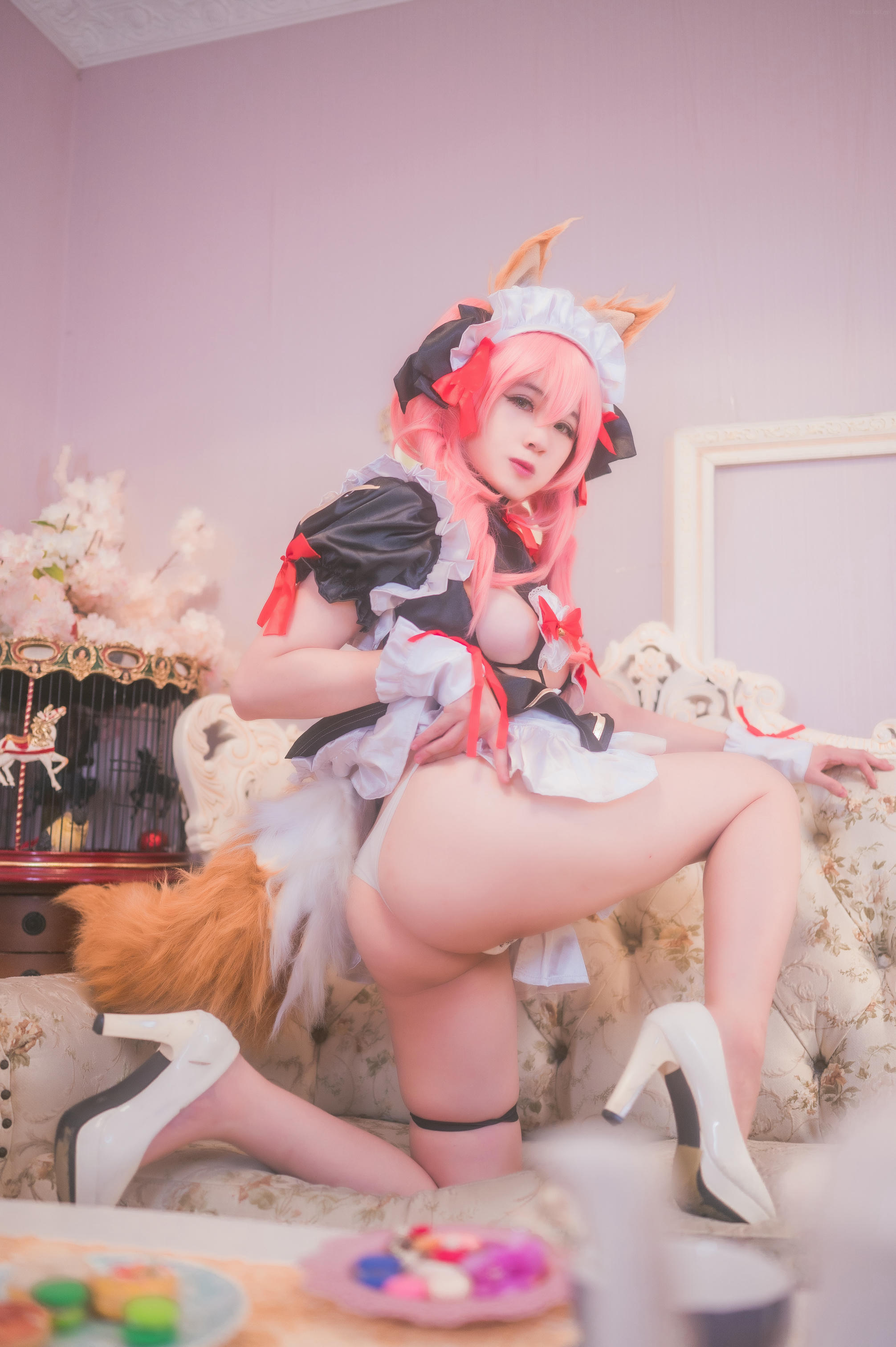 奈奈紀(@Hatori Sama)奈奈纪-2021-11-23_Tamamo no Mae_ maid (Patreon)_00_第1集