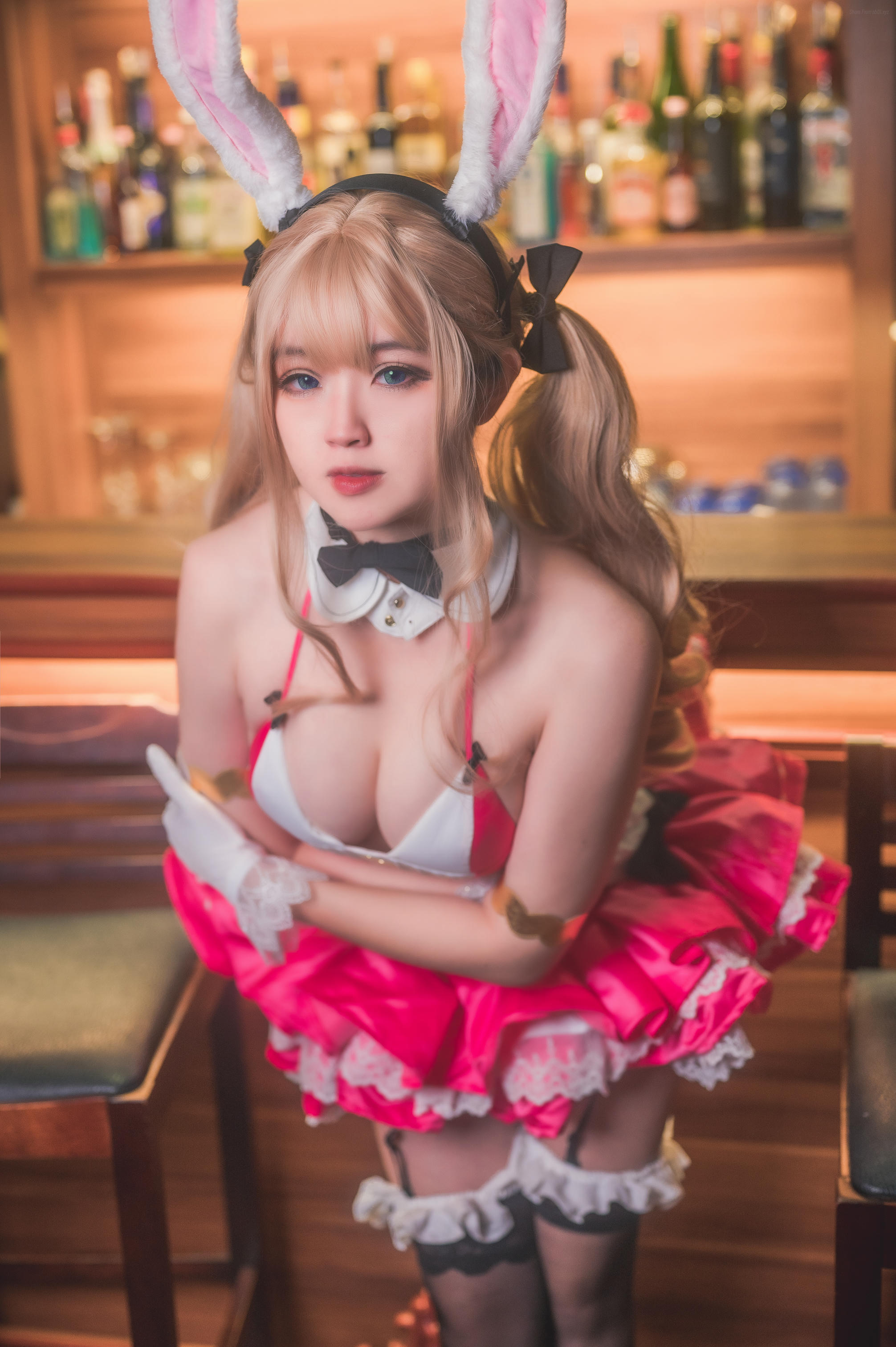 奈奈紀(@Hatori Sama)奈奈纪-2022-01-16_黑川美子 可愛粉色兔女郎(12P) (Patreon)_00_第1集