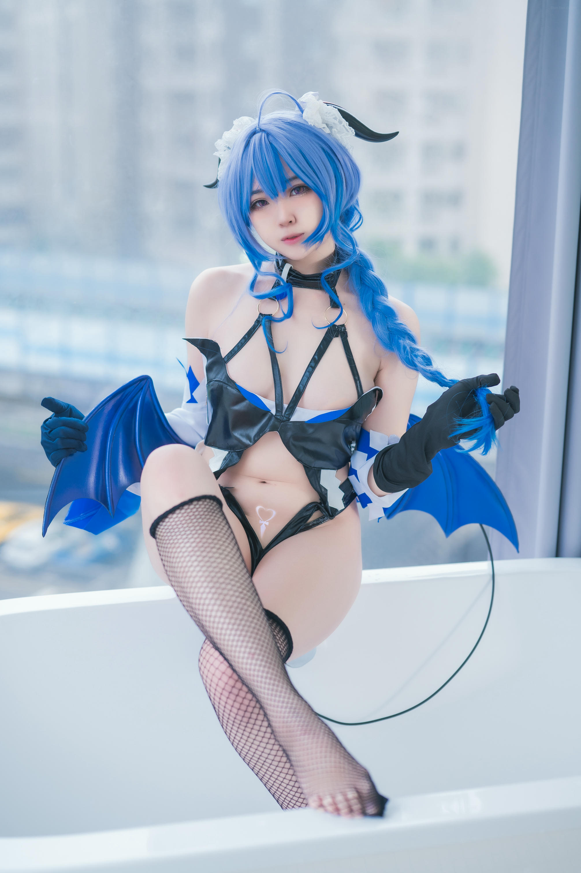 奈奈紀(@Hatori Sama)奈奈纪-2022-01-21_Ganyu Devil verison _ 13p (Patreon)_00_第1集