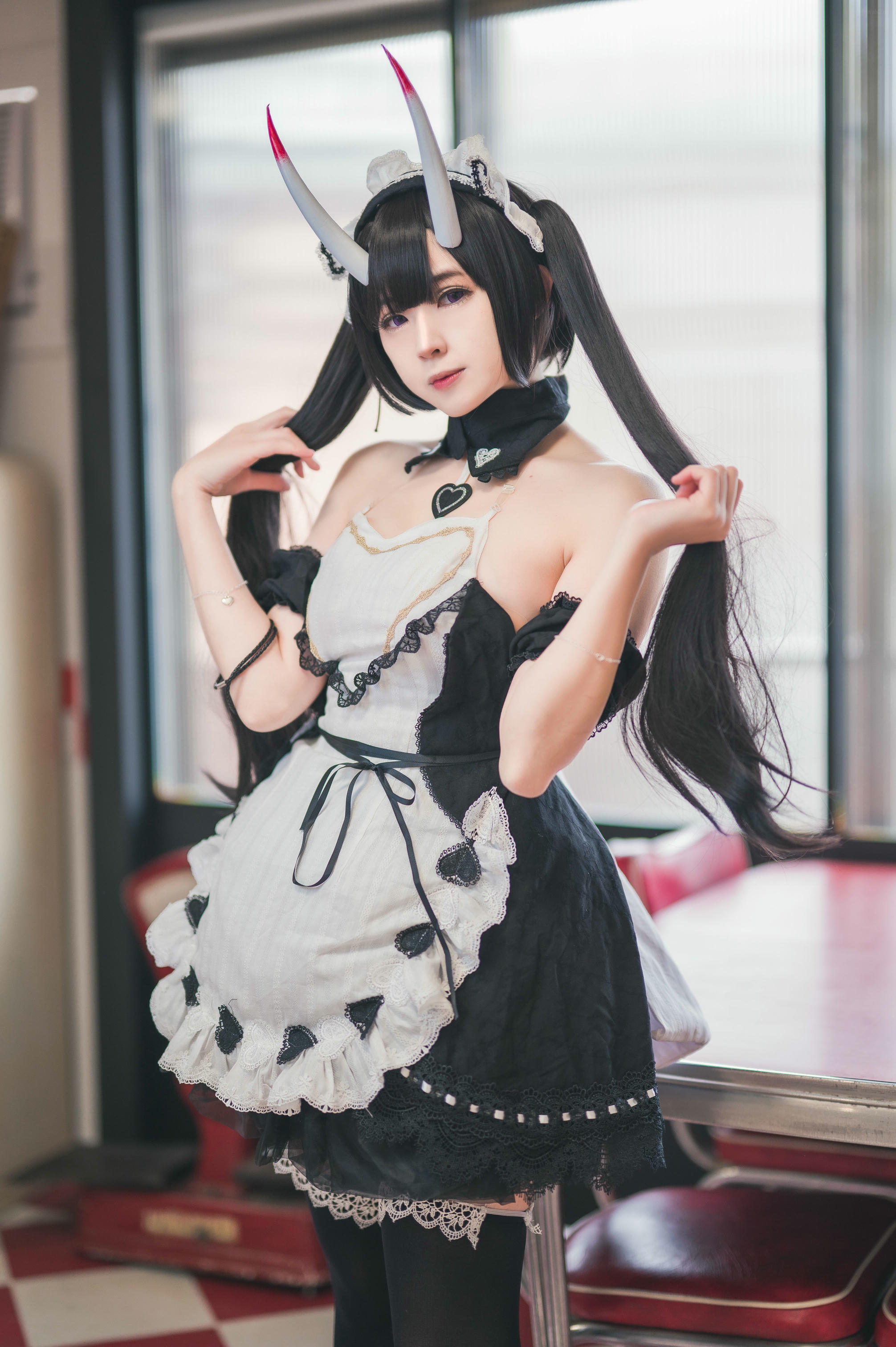 奈奈紀(@Hatori Sama)奈奈纪-2022-02-22_Azur lane_Noshiro maid 10p (Patreon)_00_第1集