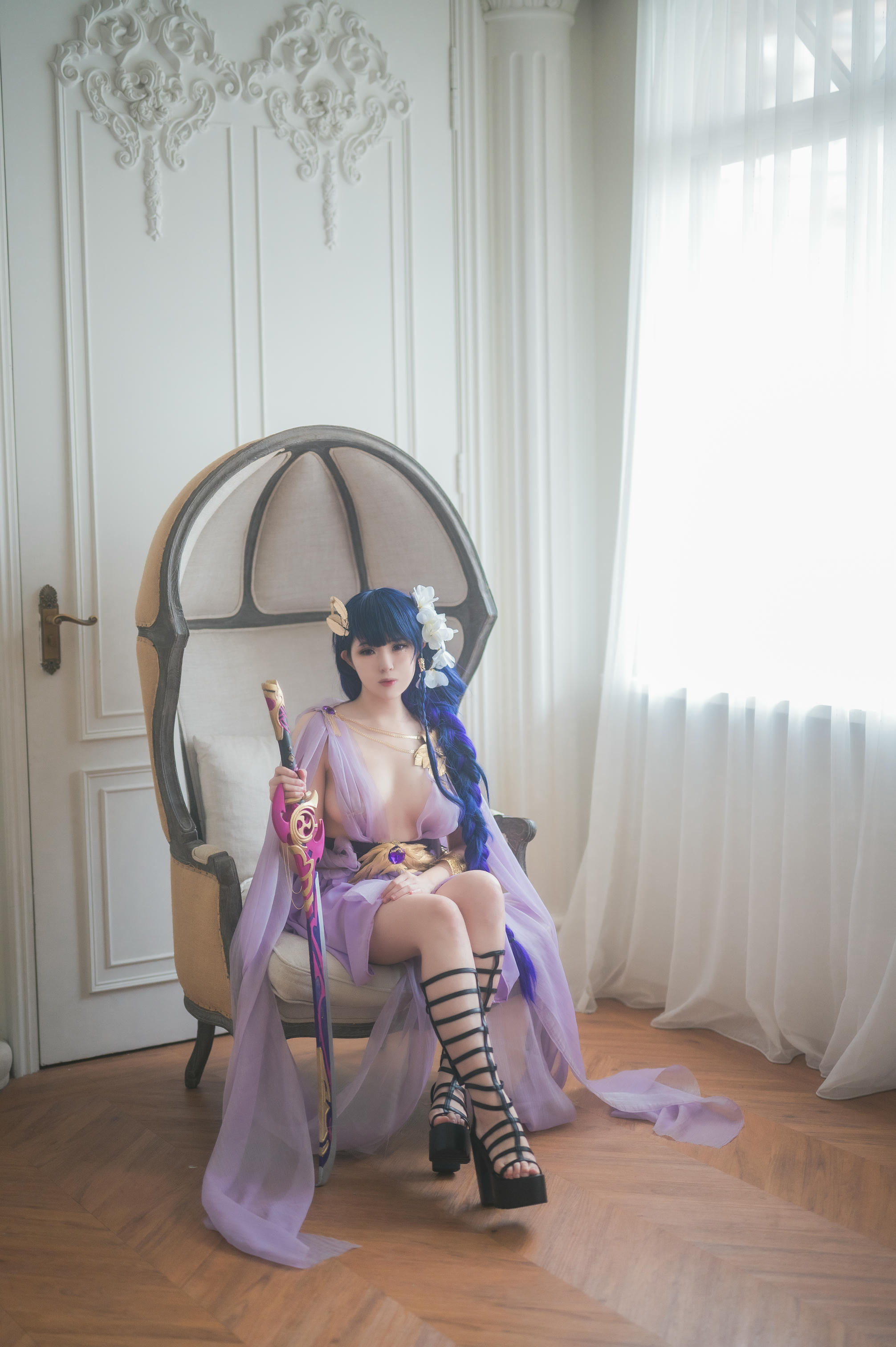 奈奈紀(@Hatori Sama)奈奈纪-2022-04-26_Genshin Impact_ Raiden original art by dishwasher (Patreon)_00_第1集