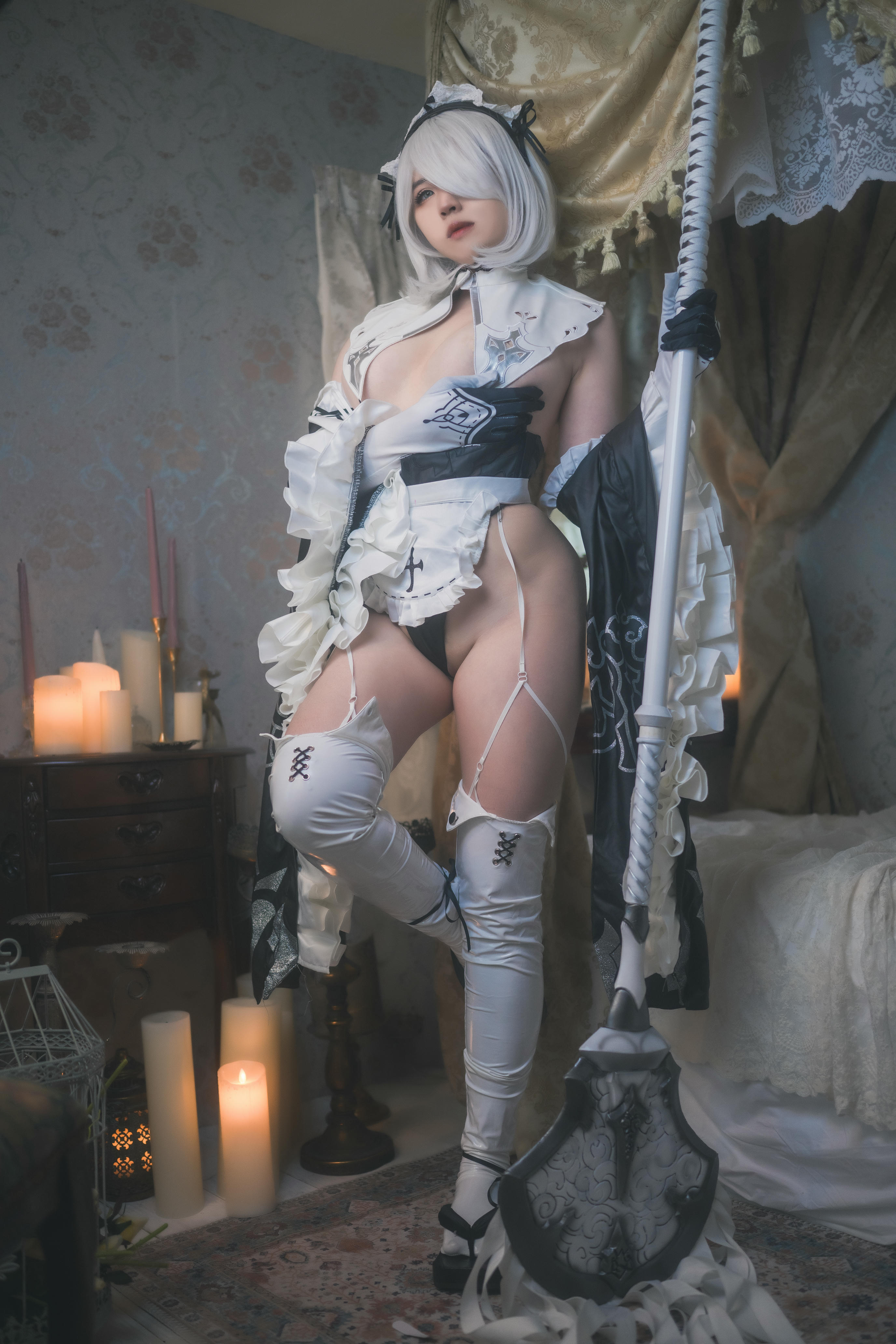奈奈紀(@Hatori Sama)奈奈纪-2022-07-14_Nier 2B Maid 12p (Patreon)_00_第1集