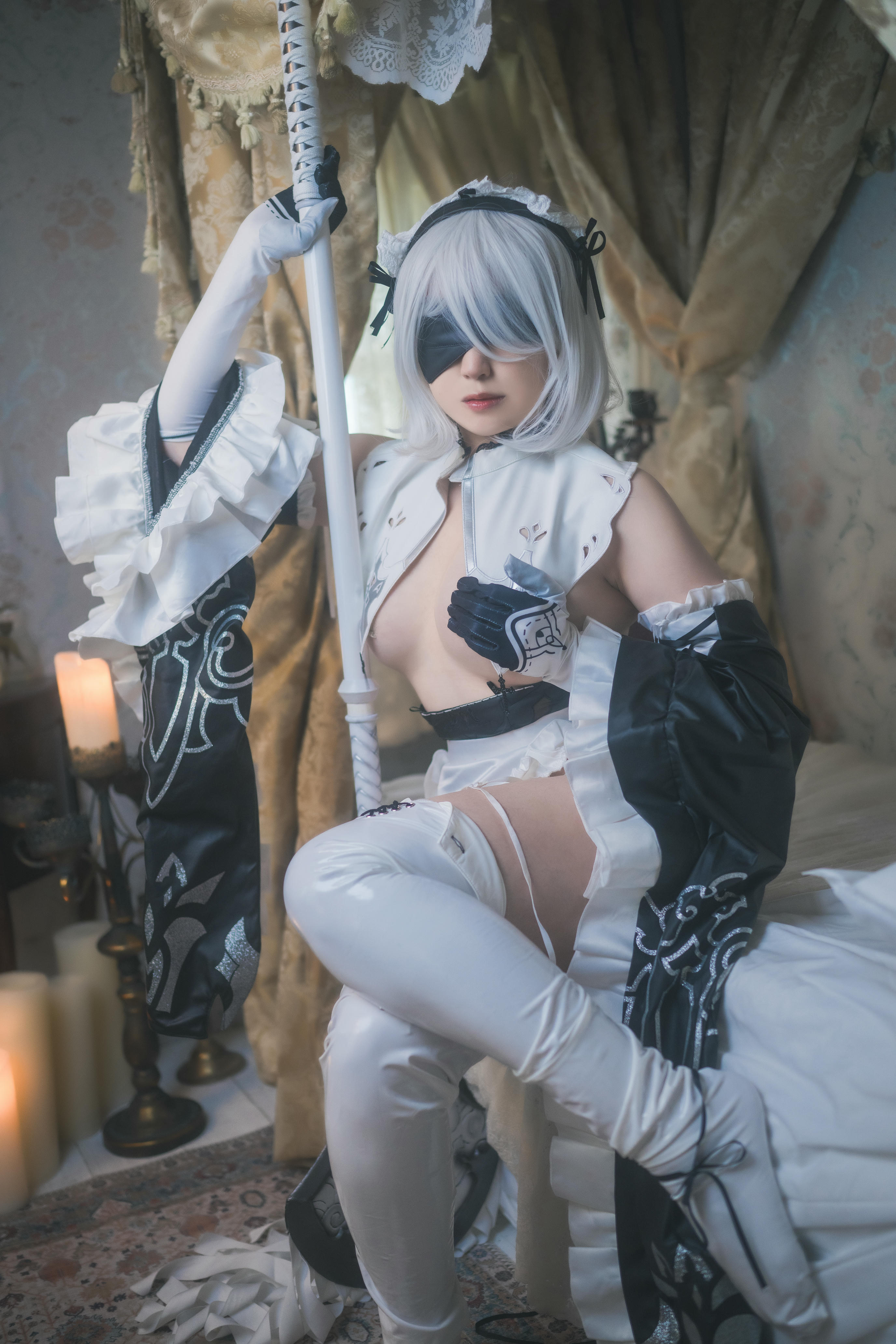 奈奈紀(@Hatori Sama)奈奈纪-2022-07-14_Nier 2B Maid 12p (Patreon)_00_第1集