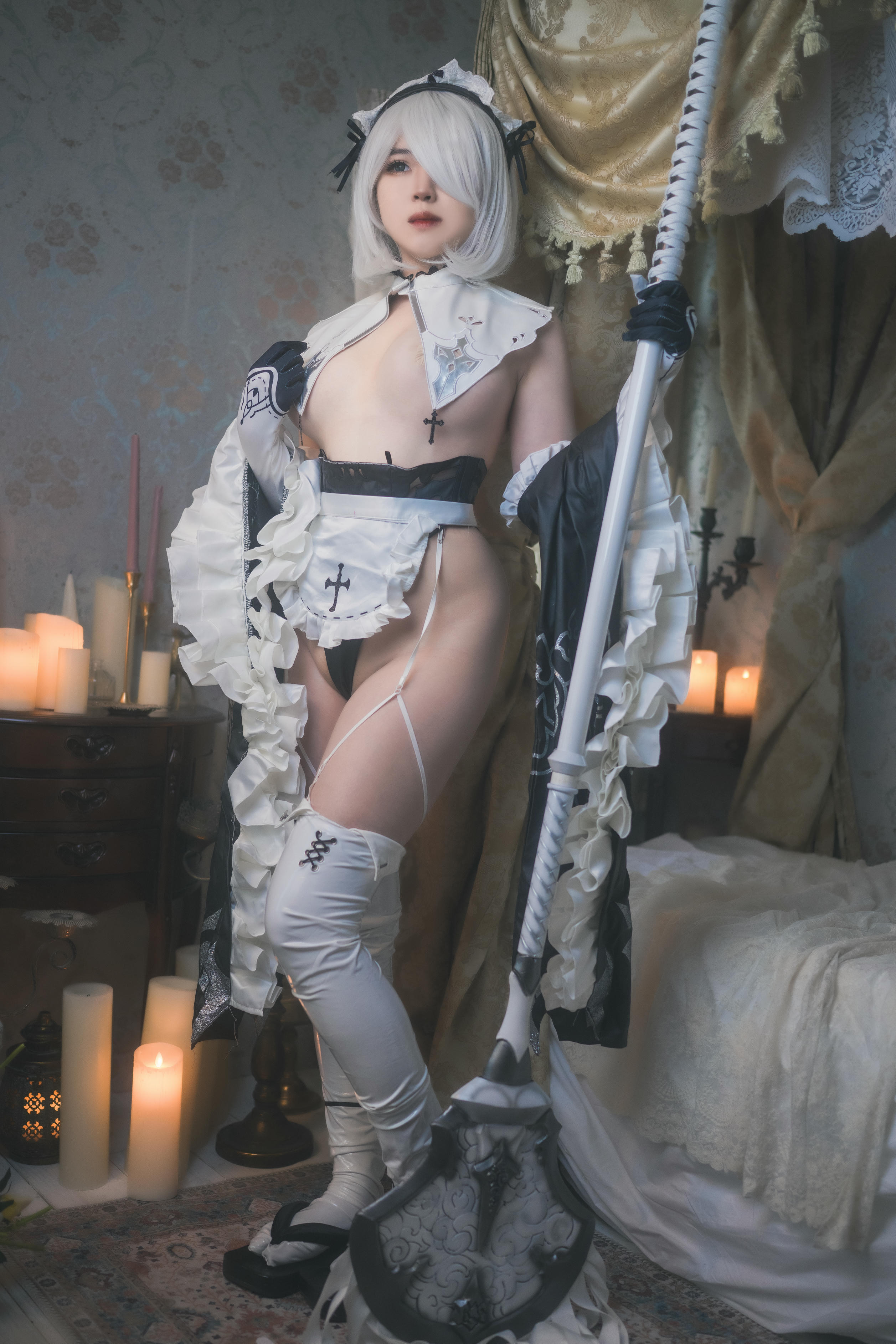 奈奈紀(@Hatori Sama)奈奈纪-2022-07-14_Nier 2B Maid 12p (Patreon)_00_第1集