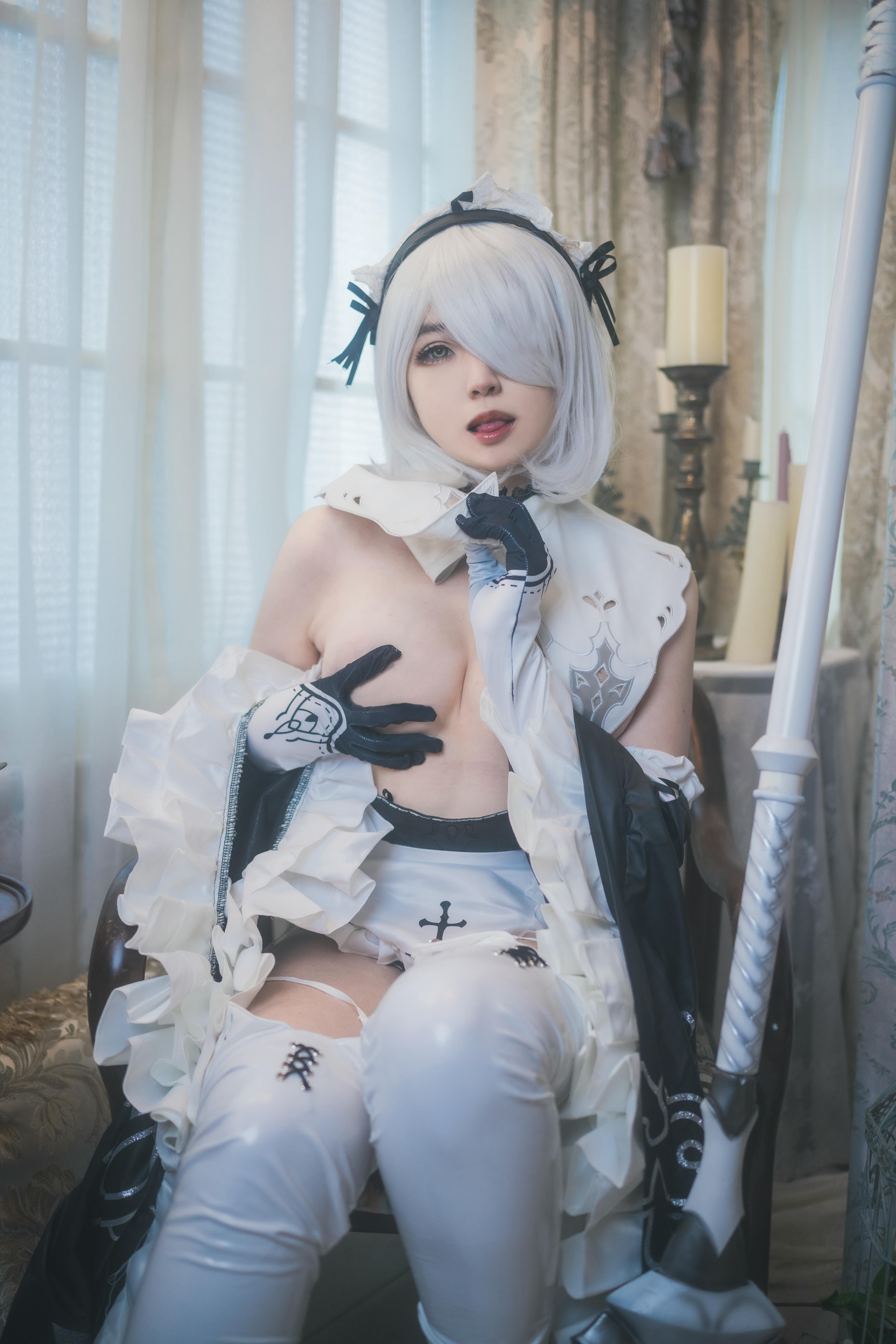 奈奈紀(@Hatori Sama)奈奈纪-2022-07-14_Nier 2B Maid 12p (Patreon)_00_第1集