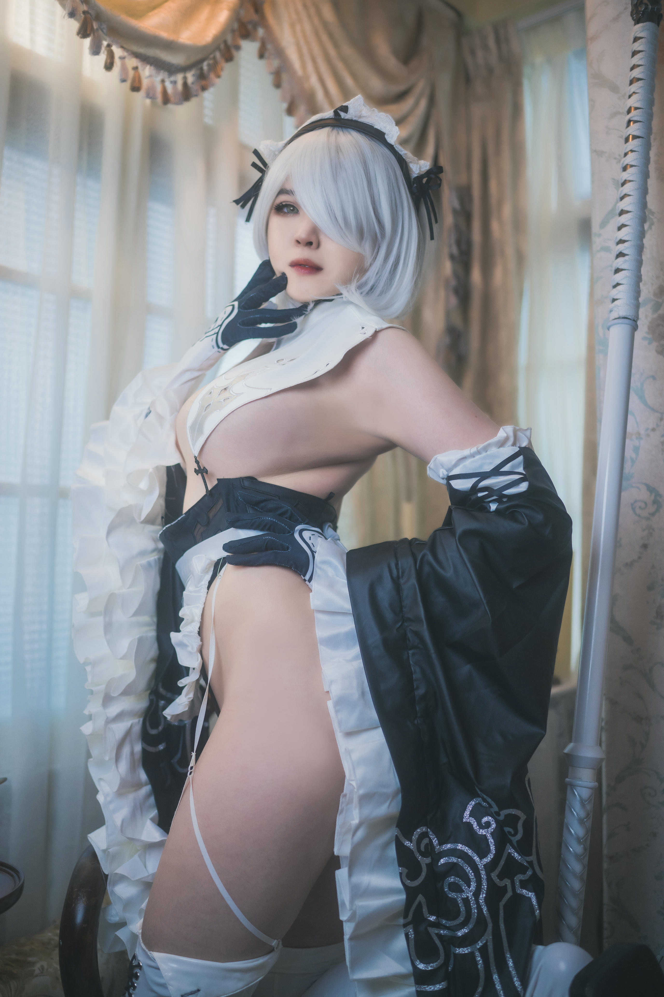奈奈紀(@Hatori Sama)奈奈纪-2022-07-14_Nier 2B Maid 12p (Patreon)_00_第1集