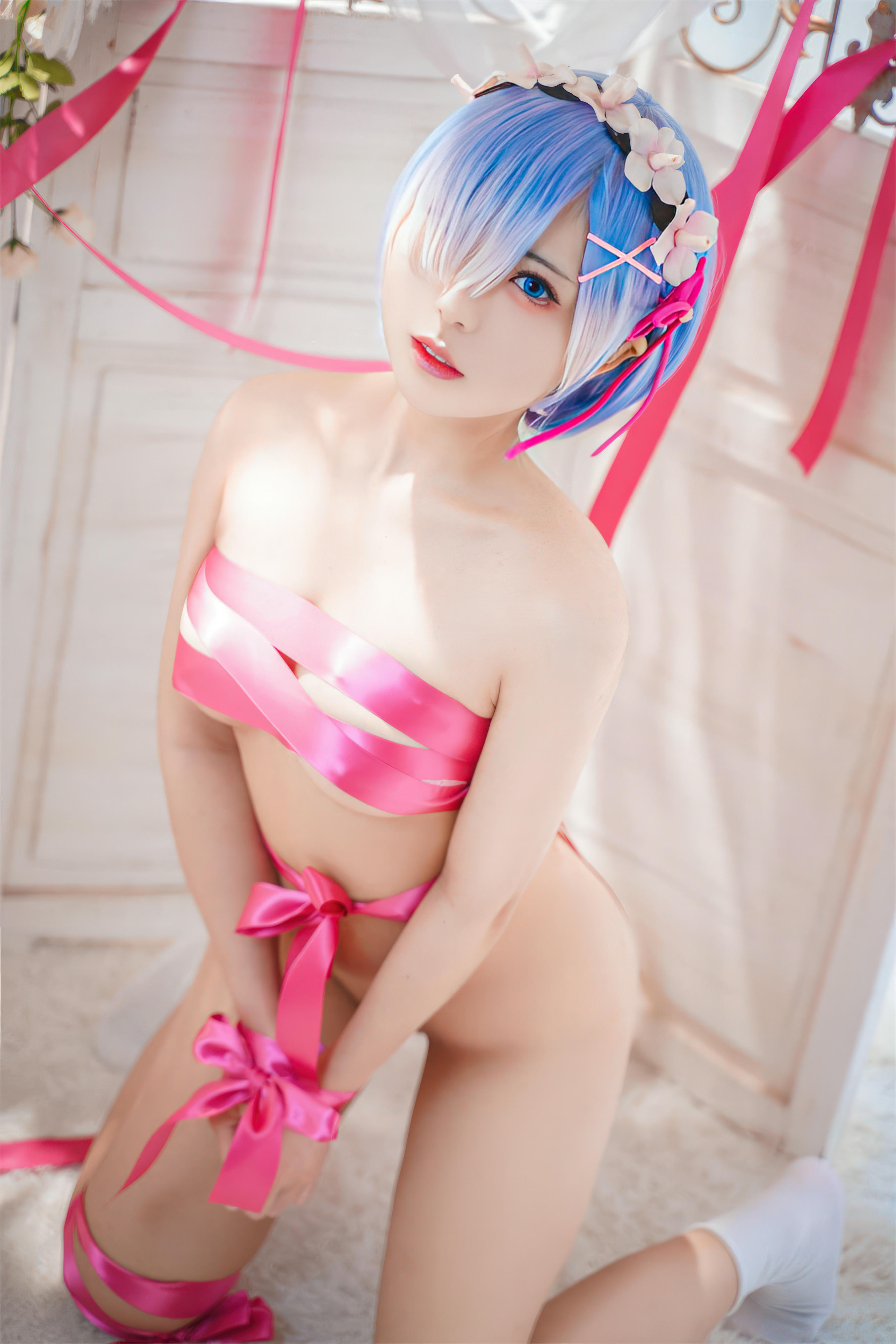 虎森森 NO.021 蕾姆丝带 [46P-412MB]_第2集