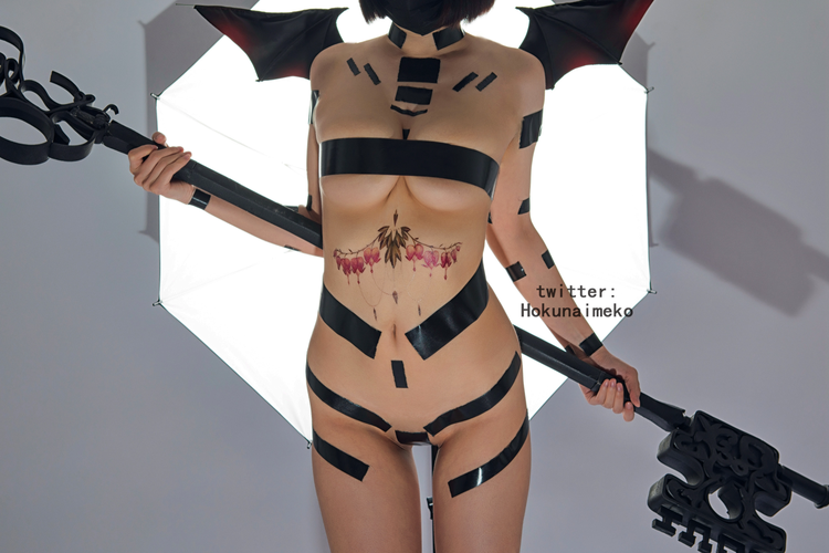 北乃芽子-Hokunaimeko NO.001 オリジナルコスプレ　サキュバスちゃん [95P 2V 642MB]_第1集