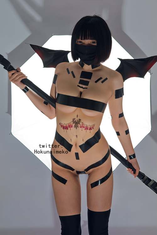 北乃芽子-Hokunaimeko NO.001 オリジナルコスプレ　サキュバスちゃん [95P 2V 642MB]_第1集