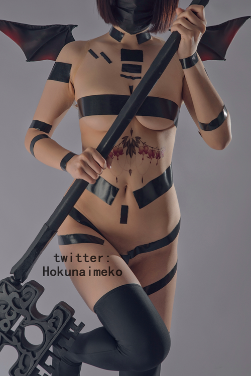 北乃芽子-Hokunaimeko NO.001 オリジナルコスプレ　サキュバスちゃん [95P 2V 642MB]_第1集