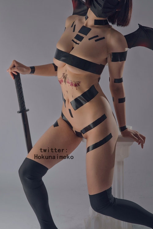 北乃芽子-Hokunaimeko NO.001 オリジナルコスプレ　サキュバスちゃん [95P 2V 642MB]_第1集