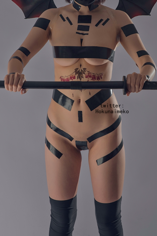 北乃芽子-Hokunaimeko NO.001 オリジナルコスプレ　サキュバスちゃん [95P 2V 642MB]_第2集