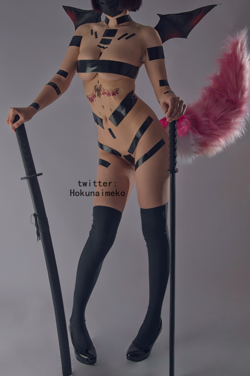 北乃芽子-Hokunaimeko NO.001 オリジナルコスプレ　サキュバスちゃん [95P 2V 642MB]_第2集