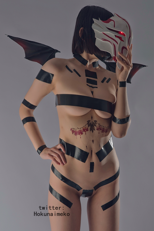 北乃芽子-Hokunaimeko NO.001 オリジナルコスプレ　サキュバスちゃん [95P 2V 642MB]_第5集