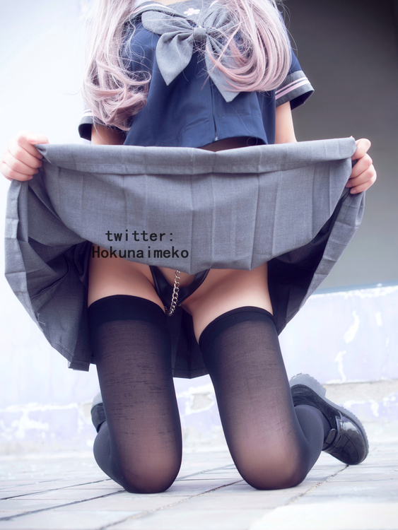 北乃芽子-Hokunaimeko NO.010 絞り！露出！スク水のＪＫ[90P 244MB]_第1集