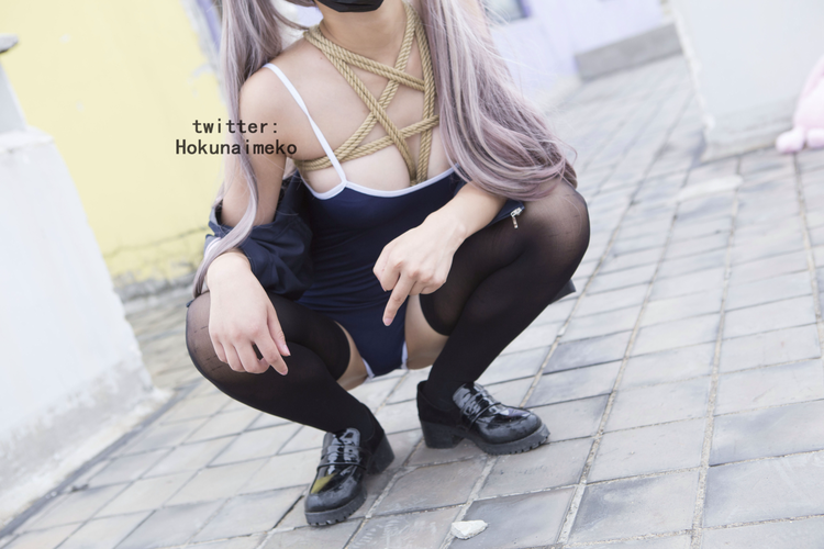 北乃芽子-Hokunaimeko NO.010 絞り！露出！スク水のＪＫ[90P 244MB]_第3集