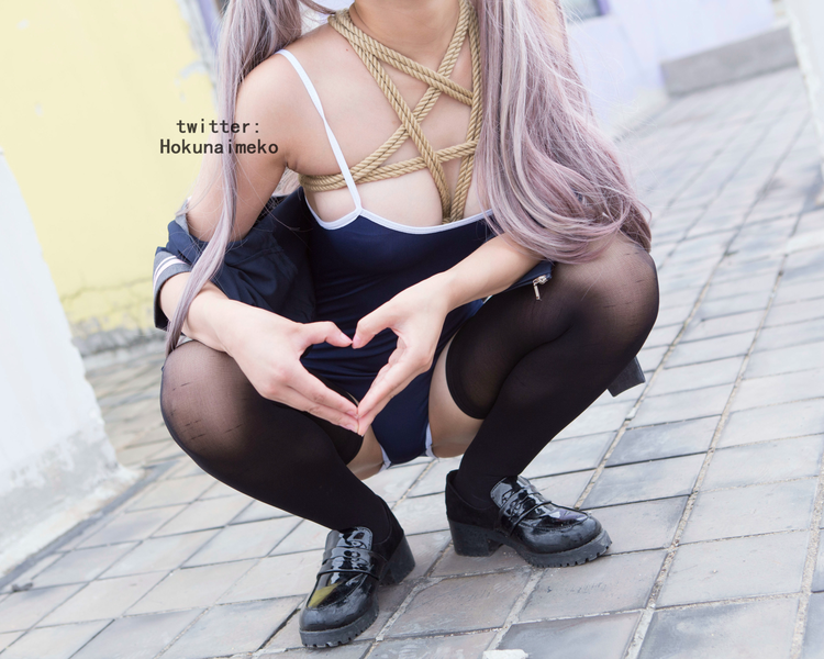 北乃芽子-Hokunaimeko NO.010 絞り！露出！スク水のＪＫ[90P 244MB]_第3集