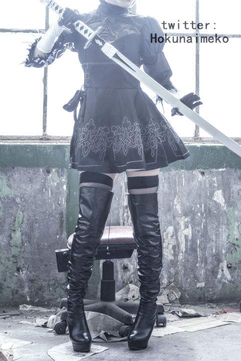 北乃芽子-Hokunaimeko NO.014 コスプレー２Ｂちゃん [83P 142MB]_第1集