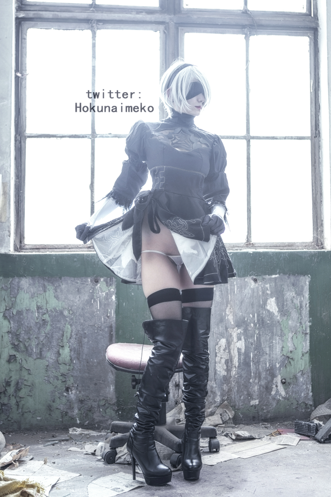 北乃芽子-Hokunaimeko NO.014 コスプレー２Ｂちゃん [83P 142MB]_第1集