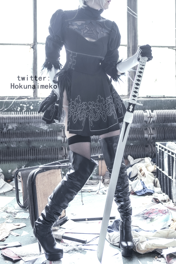 北乃芽子-Hokunaimeko NO.014 コスプレー２Ｂちゃん [83P 142MB]_第1集